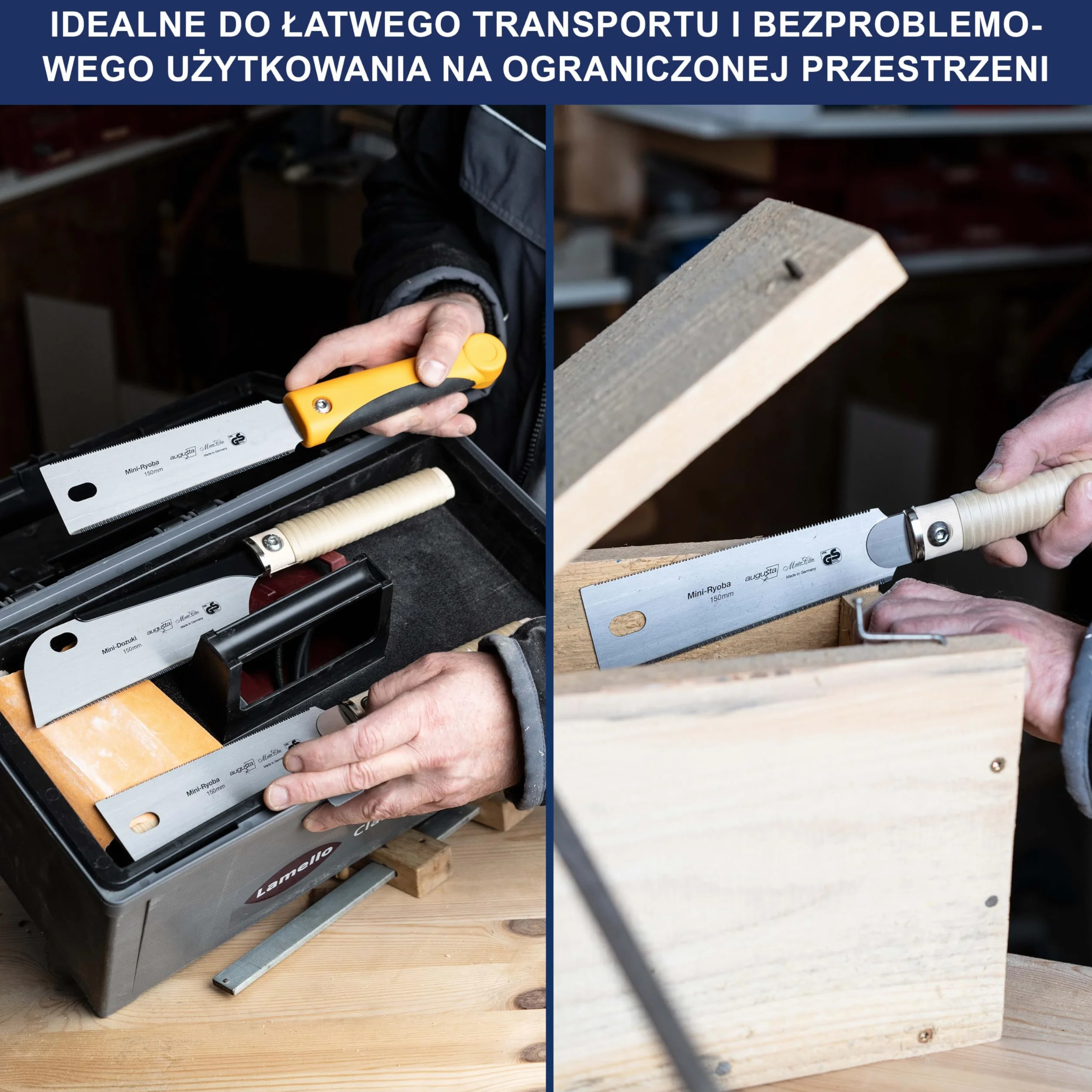 Augusta-Heckenrose Japońska piła Ryoba - tradycyjna piła z ergonomicznym 2-komponentowym uchwytem z tworzywa sztucznego - trójstronny szlif diamentowy