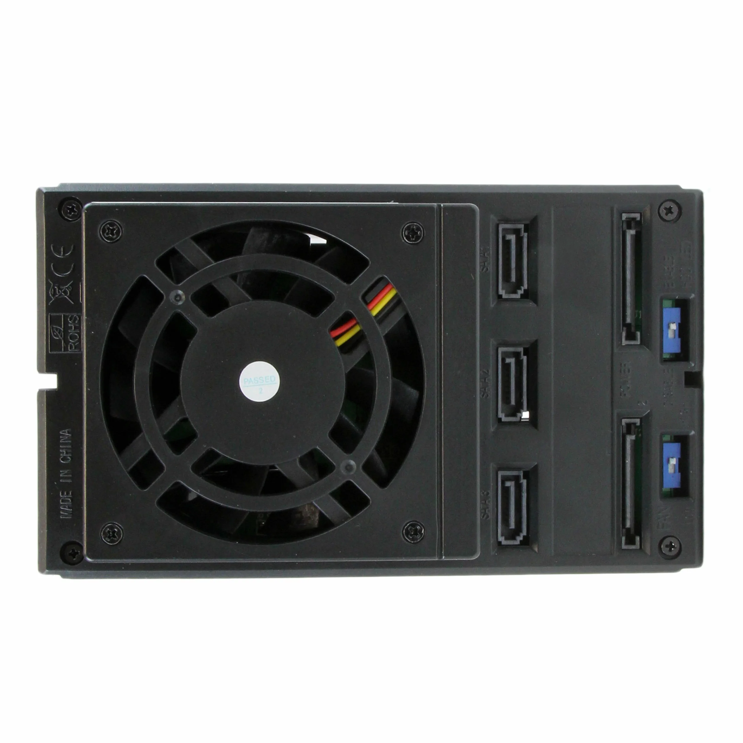 Aluminiowy tylny panel z gorącą wymianą 3,5 cala SAS II/SATA III 6 Gb/s HDD 3-kieszeniowy