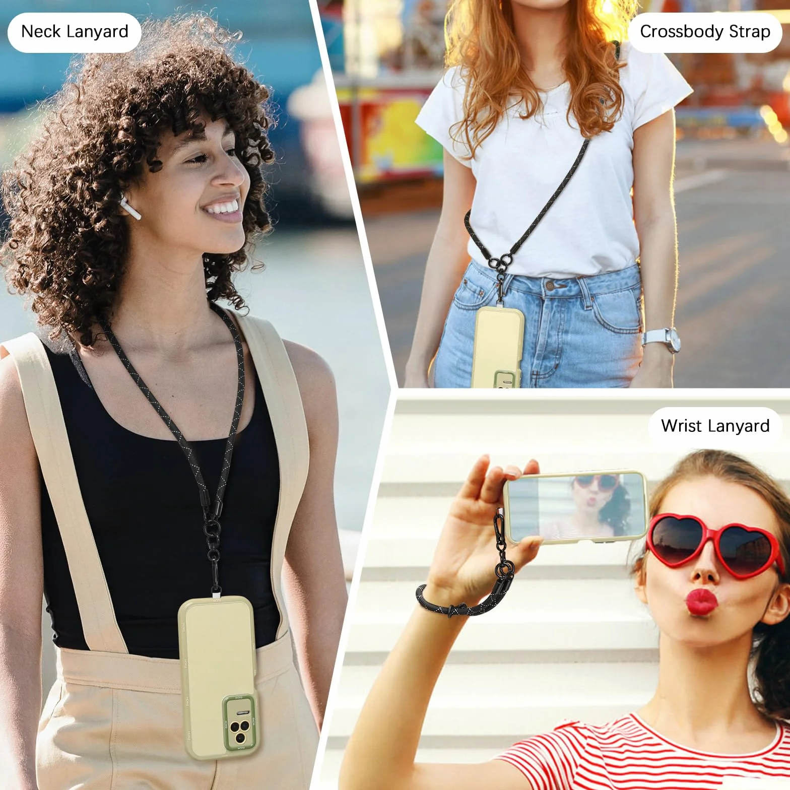 MoKo Smycz do telefonu crossbody regulowana