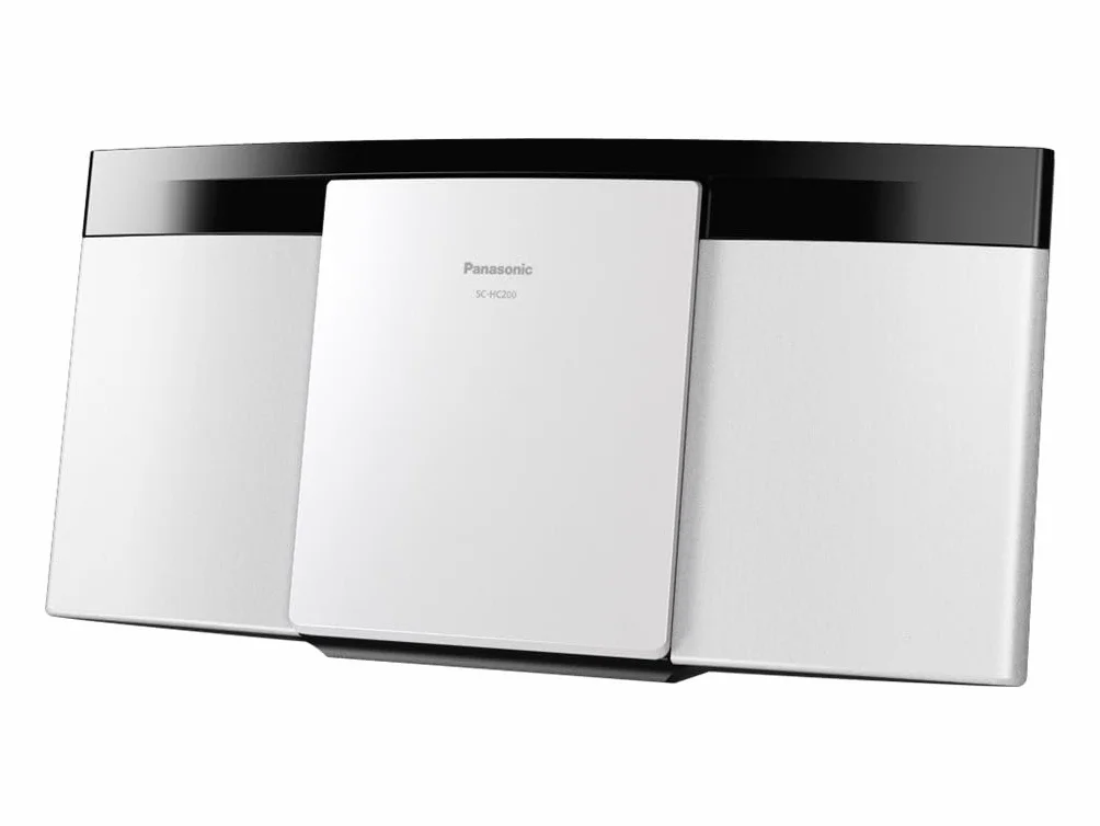 Panasonic SC-HC200 kompaktowa mikrowieża Hi-Fi 20W Bluetooth USB CD biała