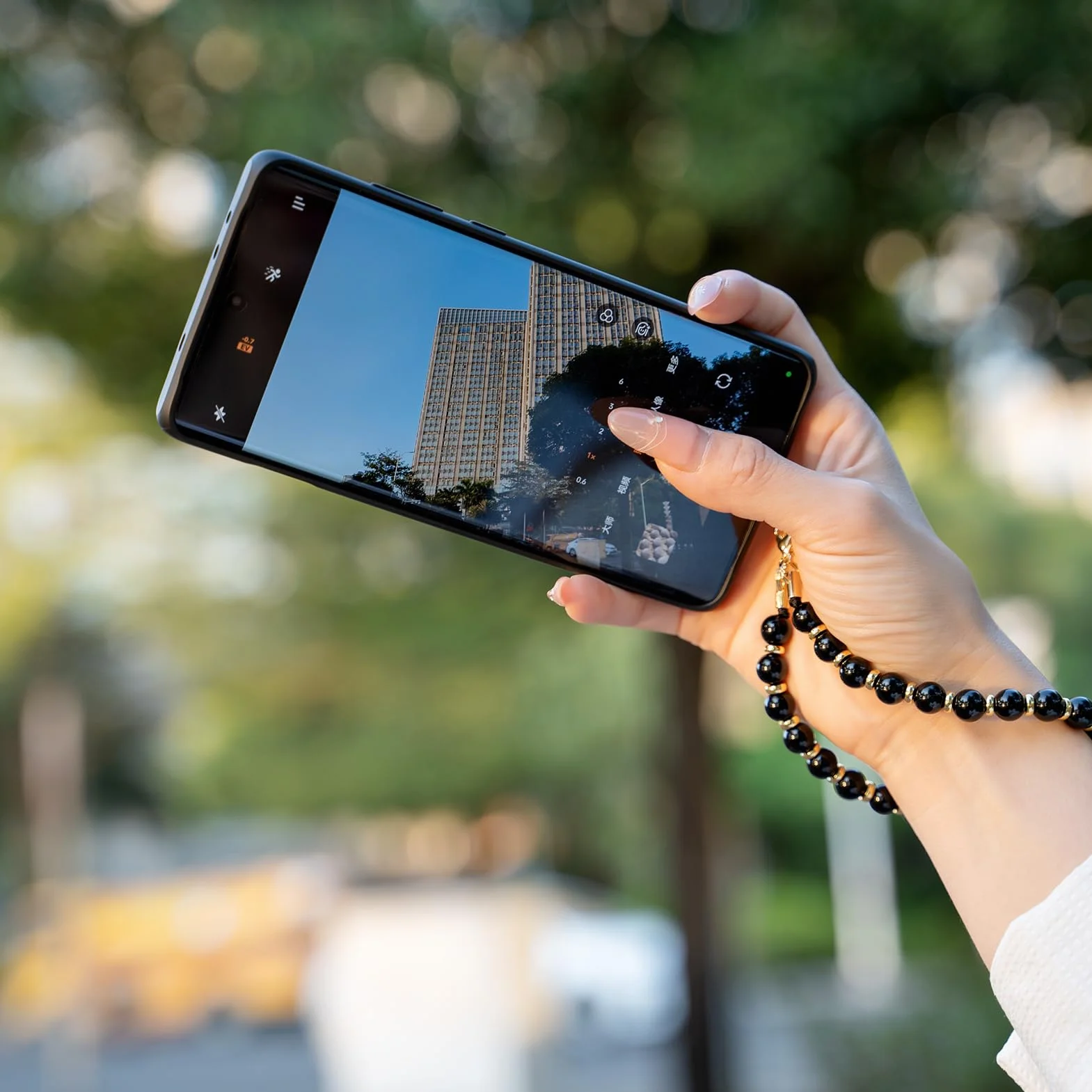 Bransoletka z koralikami Pasek na nadgarstek Łańcuszek do telefonu Smycz uniwersalna