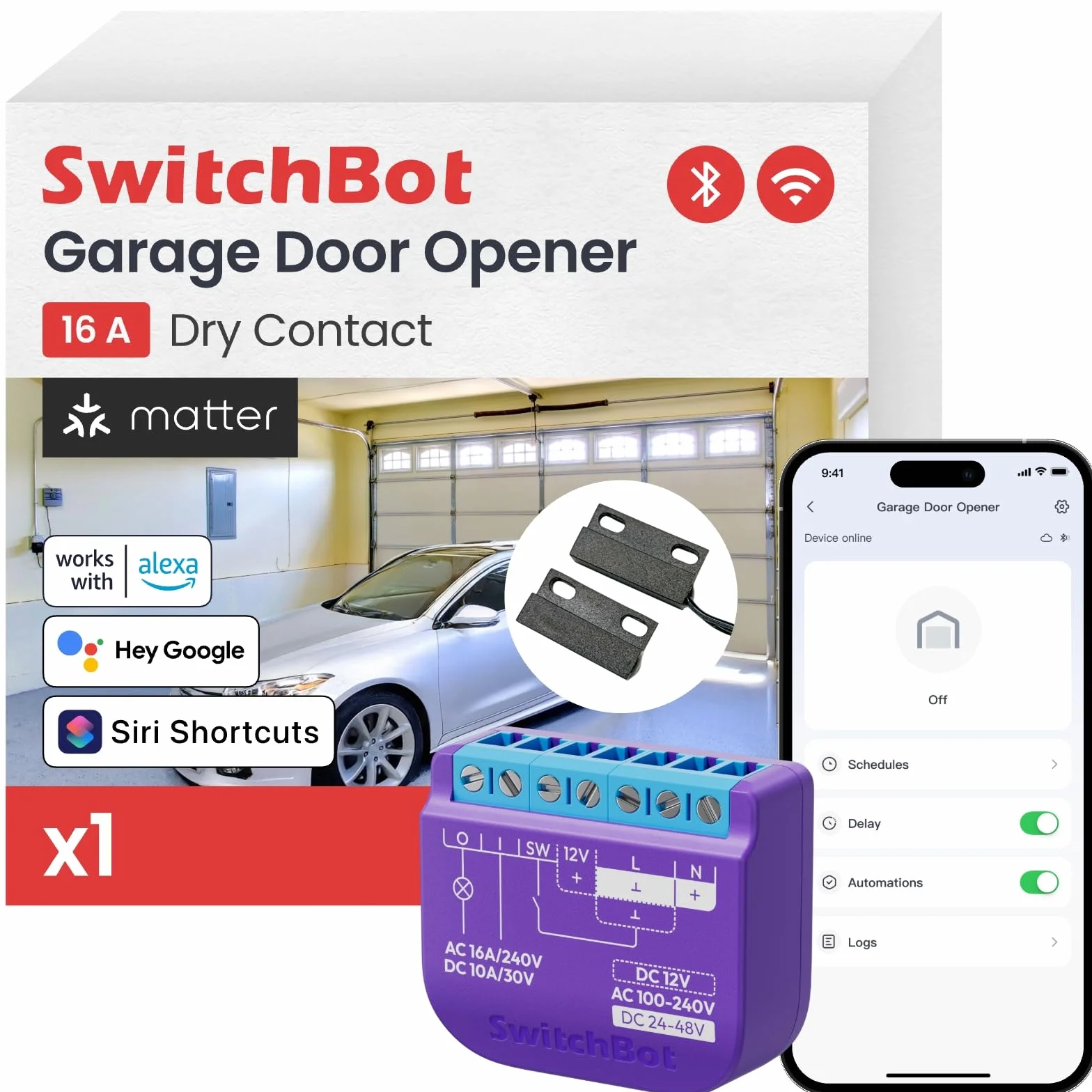 SwitchBot Otwieracz do drzwi garażowych
