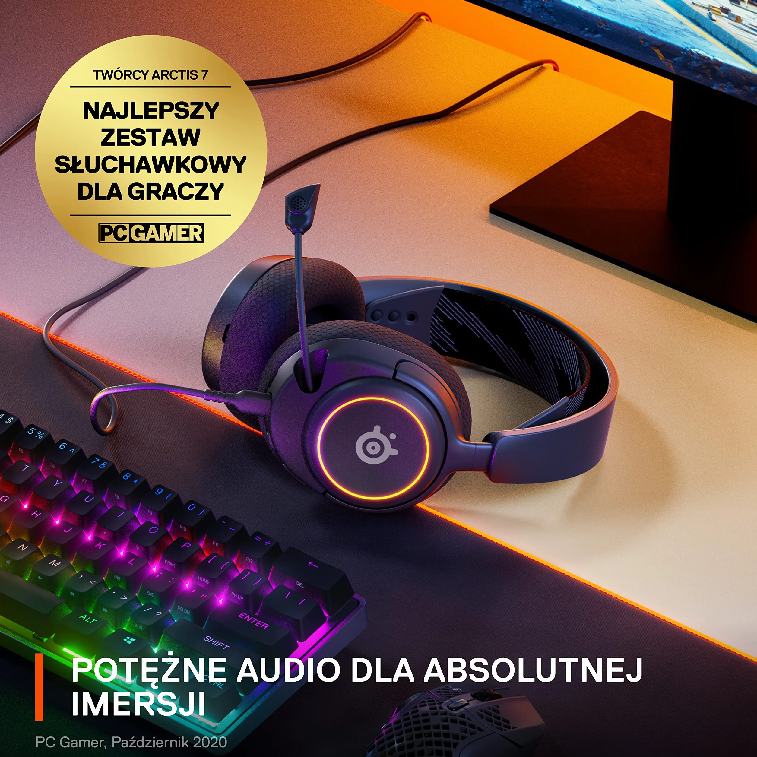 Steelseries Arctis Nova 3 Słuchawki Czarny