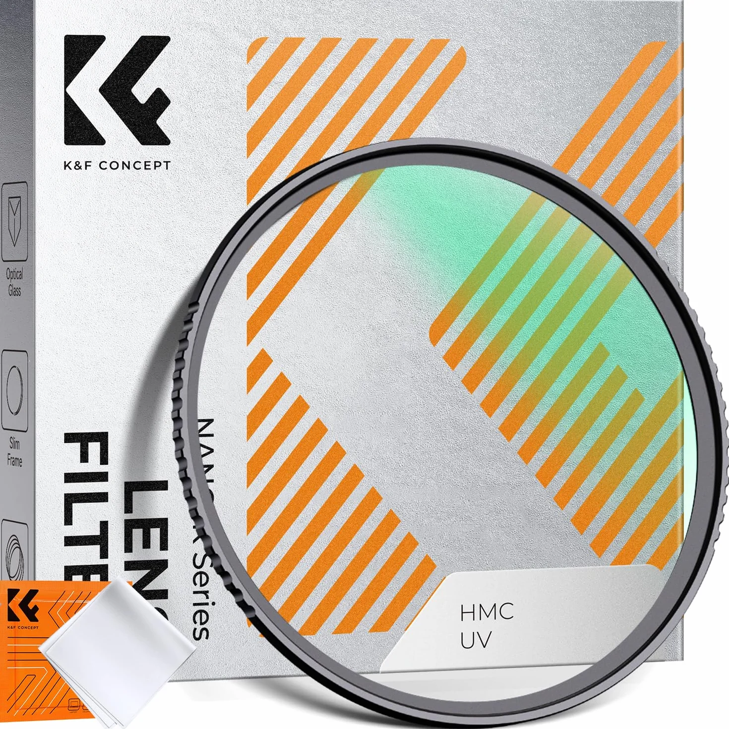 K&F Concept Seria K 46 mm MCUV Pro filtr UV Slim MC UV filtr ochronny filtr ultrafioletowy