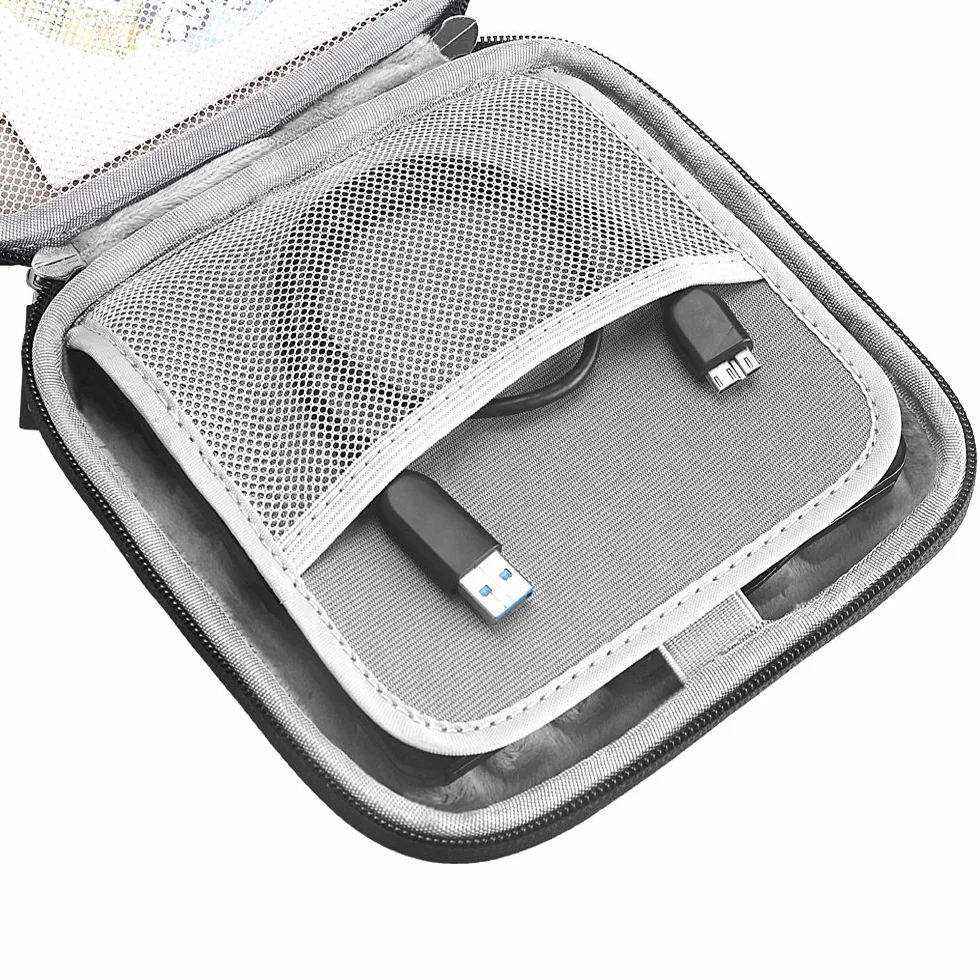 Lacdo Etui ochronne na zewnętrzny dysk CD DVD USB do Apple SuperDrive HP F6V97AA#ABB Asus U9M U7M Dell DW316 LG GP57ES40 Czarna
