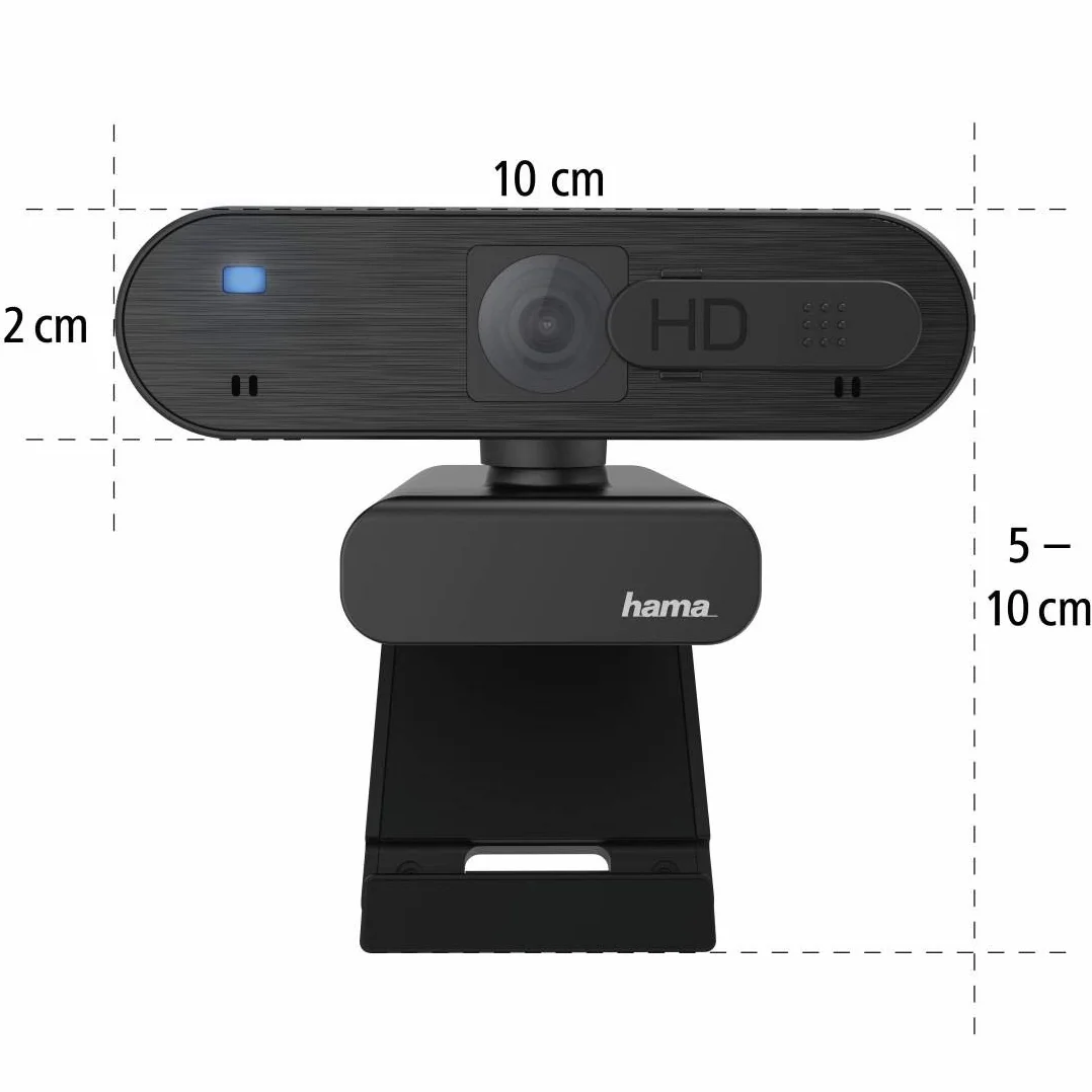 Hama C-600 PRO Kamera internetowa Full HD Auto-focus 2.0 MP USB A czarna