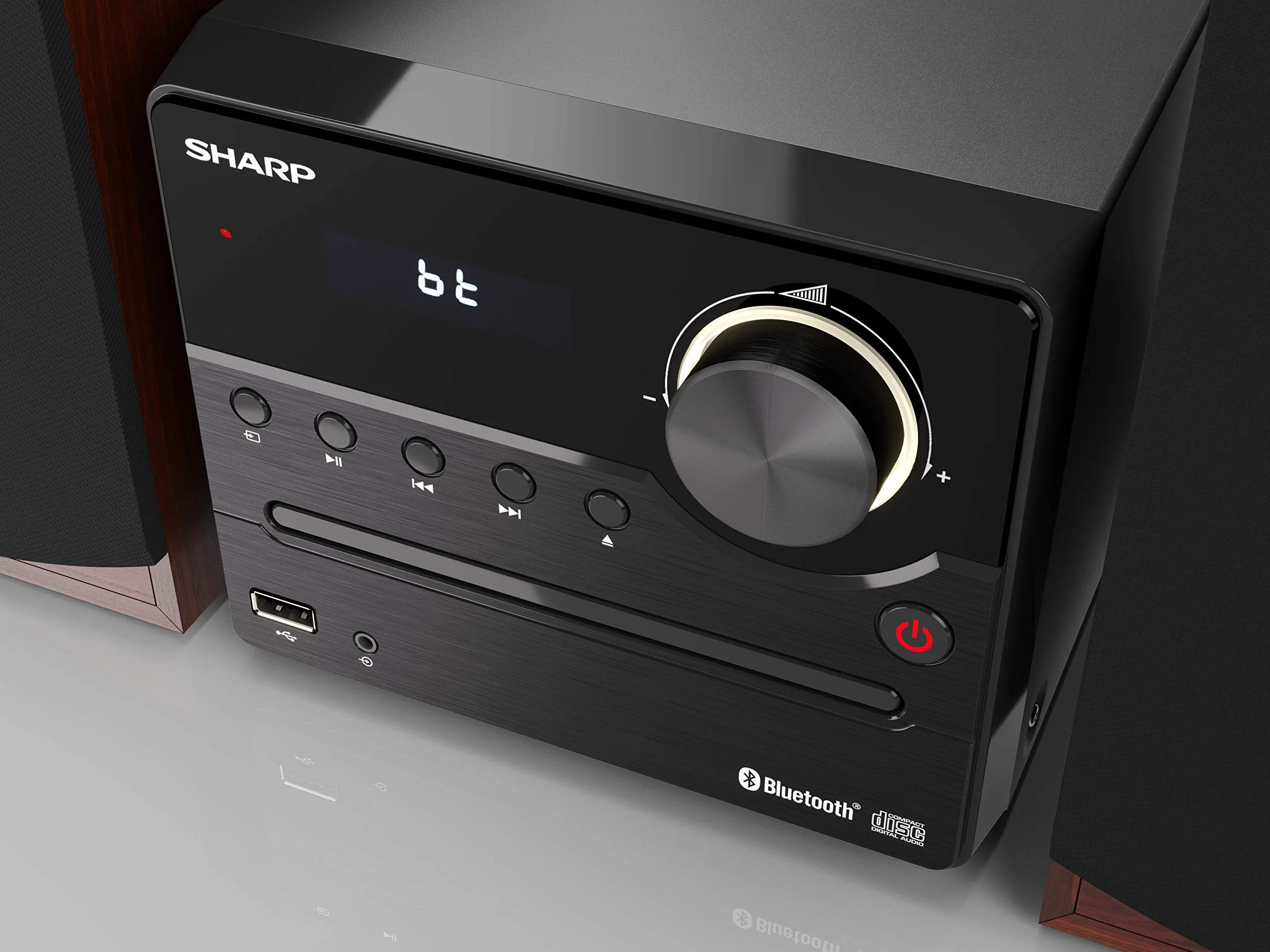 Sharp Mikrowieża Hi-Fi z Tunerem FM i Łącznością Bluetooth