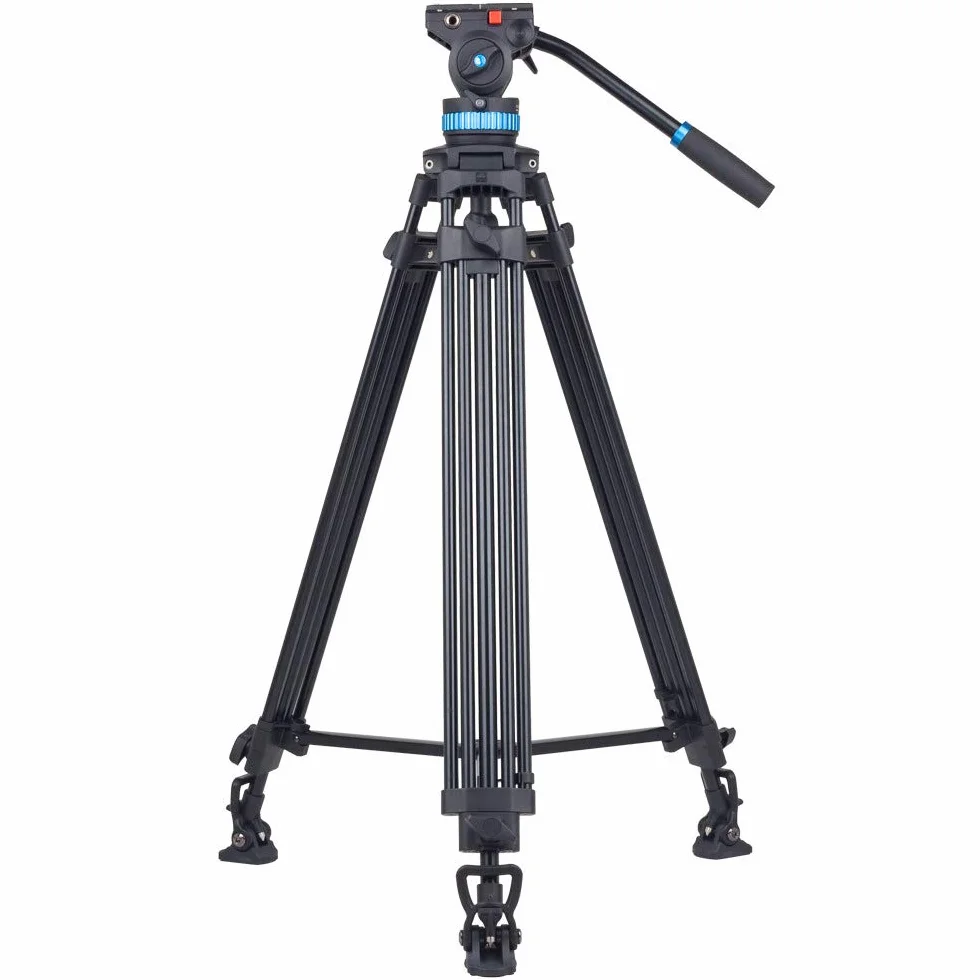 SIRUI Statyw wideo z głowicą fluidową AM-25S, 190 cm profesjonalny statyw aluminiowy do aparatów, kamer wideo, kamkorderów, maks. obciążenie 10 kg