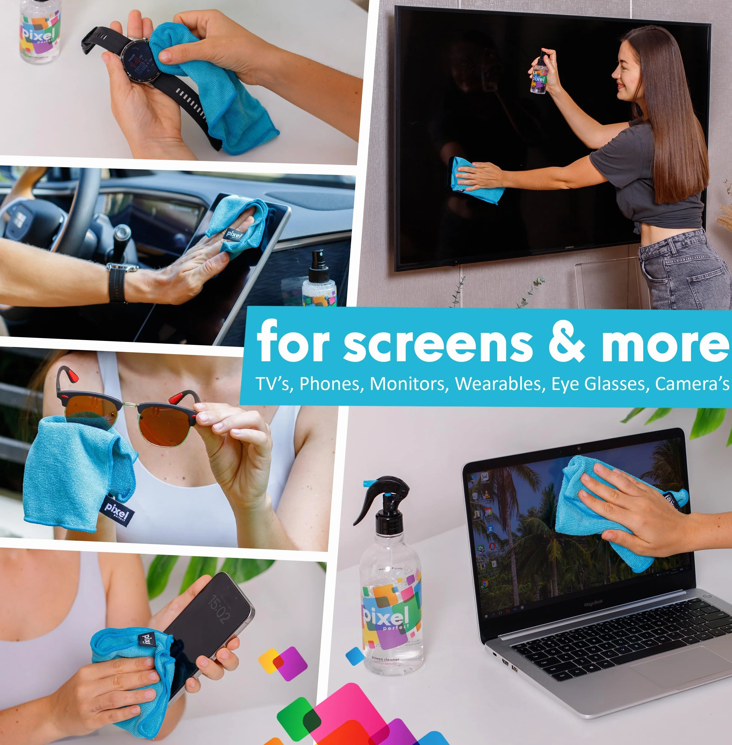 Pixel Natural Screen Cleaner Spray 500 ml do telewizora laptopów monitorów