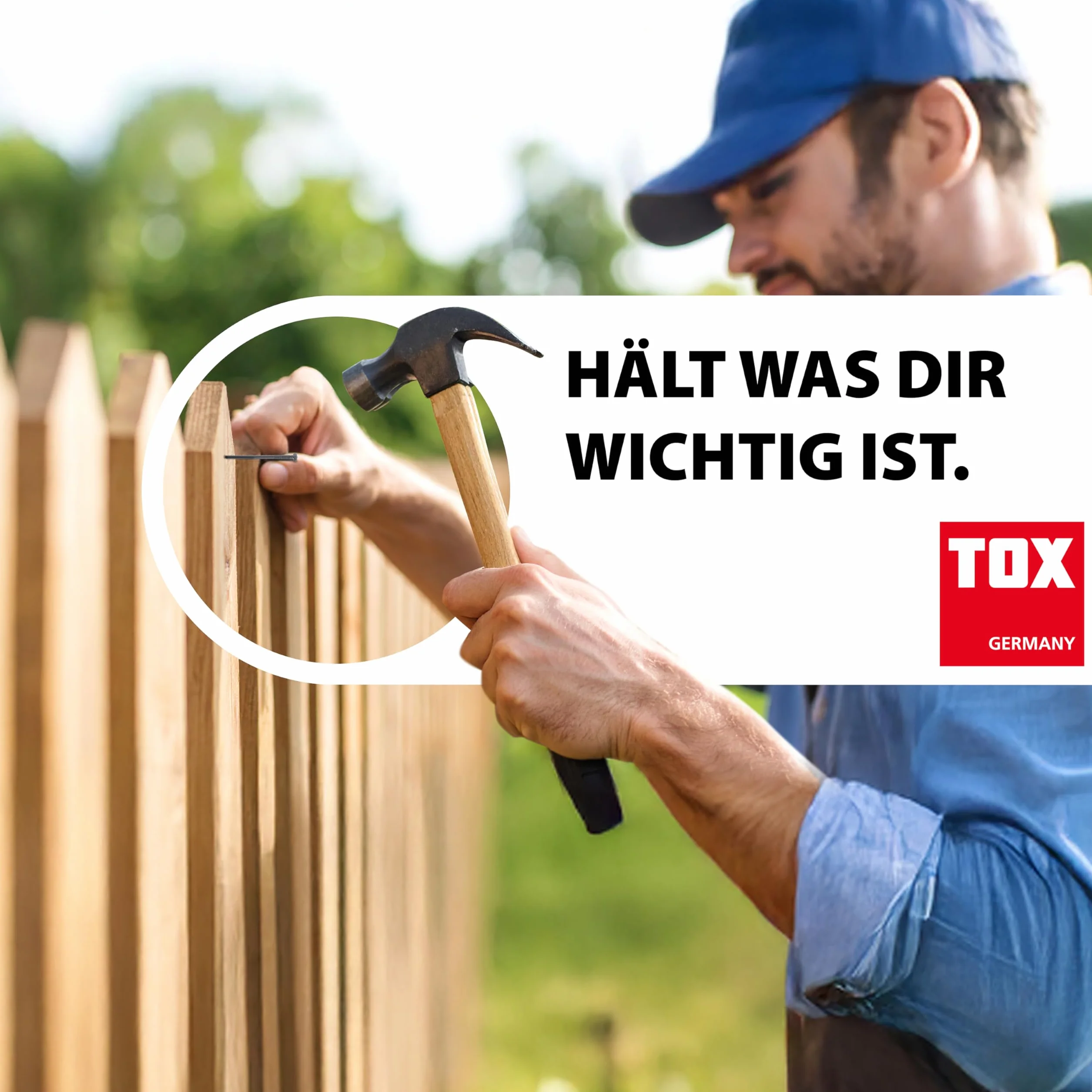TOX Zestaw gwoździ 4 rozmiary z łbem stożkowym do drewna – 2,2x45/2,5x55/3,1x80/3,4x90 mm, stal surowa, 400 g, 063909006