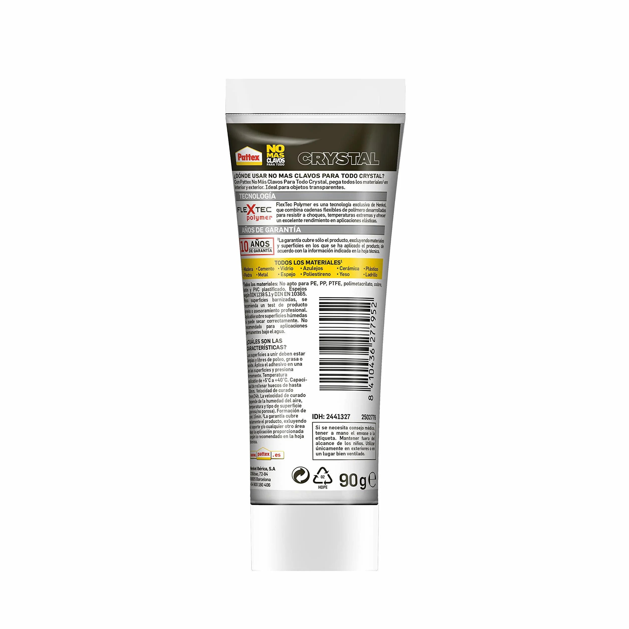Pattex 2087157 – sella-pega One dla wszystkich kryształów (90 g), kolor przezroczysty