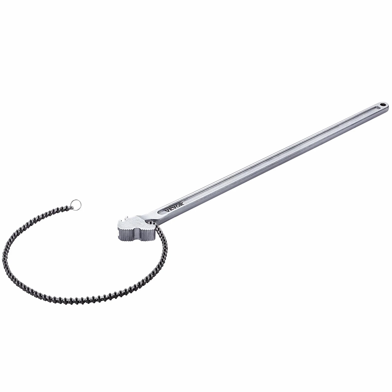 VEVOR Klucz łańcuchowy, klucz do rur łańcuchowych 122 cm, pojemność 34 cm, dwustronny klucz do montażu rur CRV z szczęką o wysokiej wytrzymałości i ergonomicznym uchwytem, do montażu rur i naprawy