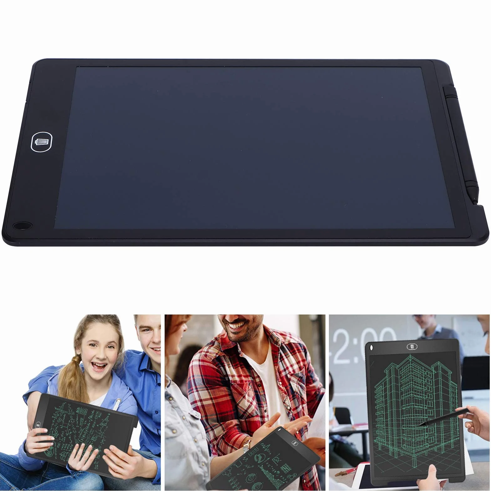 Tablet LCD 12 cali Inteligentna Tablica do Pisania dla Dzieci Elektroniczny Notatnik