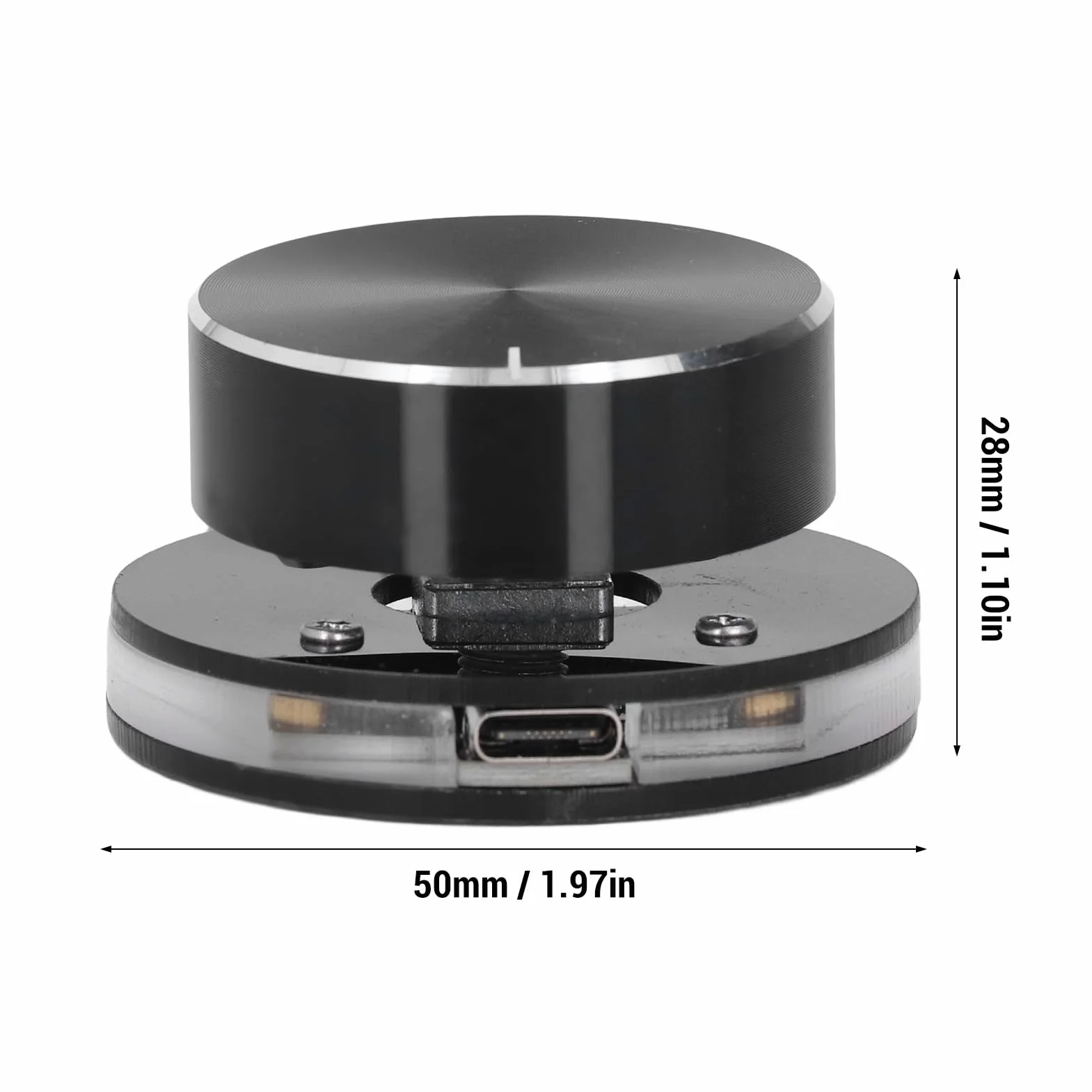 Sterncler Pokrętło Sterowania Głośnością USB z światłem RGB do Komputera Multimedia