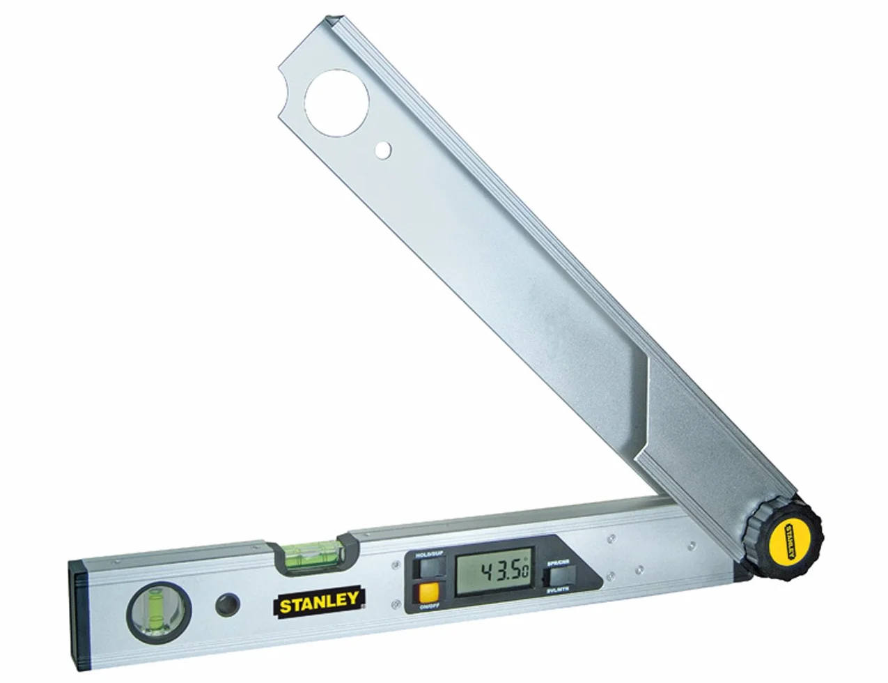 Stanley Cyfrowy kątomierz, poziomica (długość ramion 40 cm, zakres pomiaru 0°-225°, wyświetlacz LCD) 0-42-087