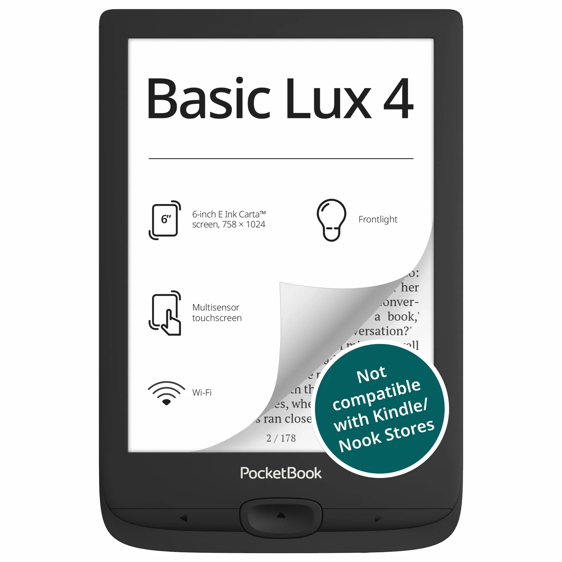 PocketBook Czytnik eReader - Basic Lux 4