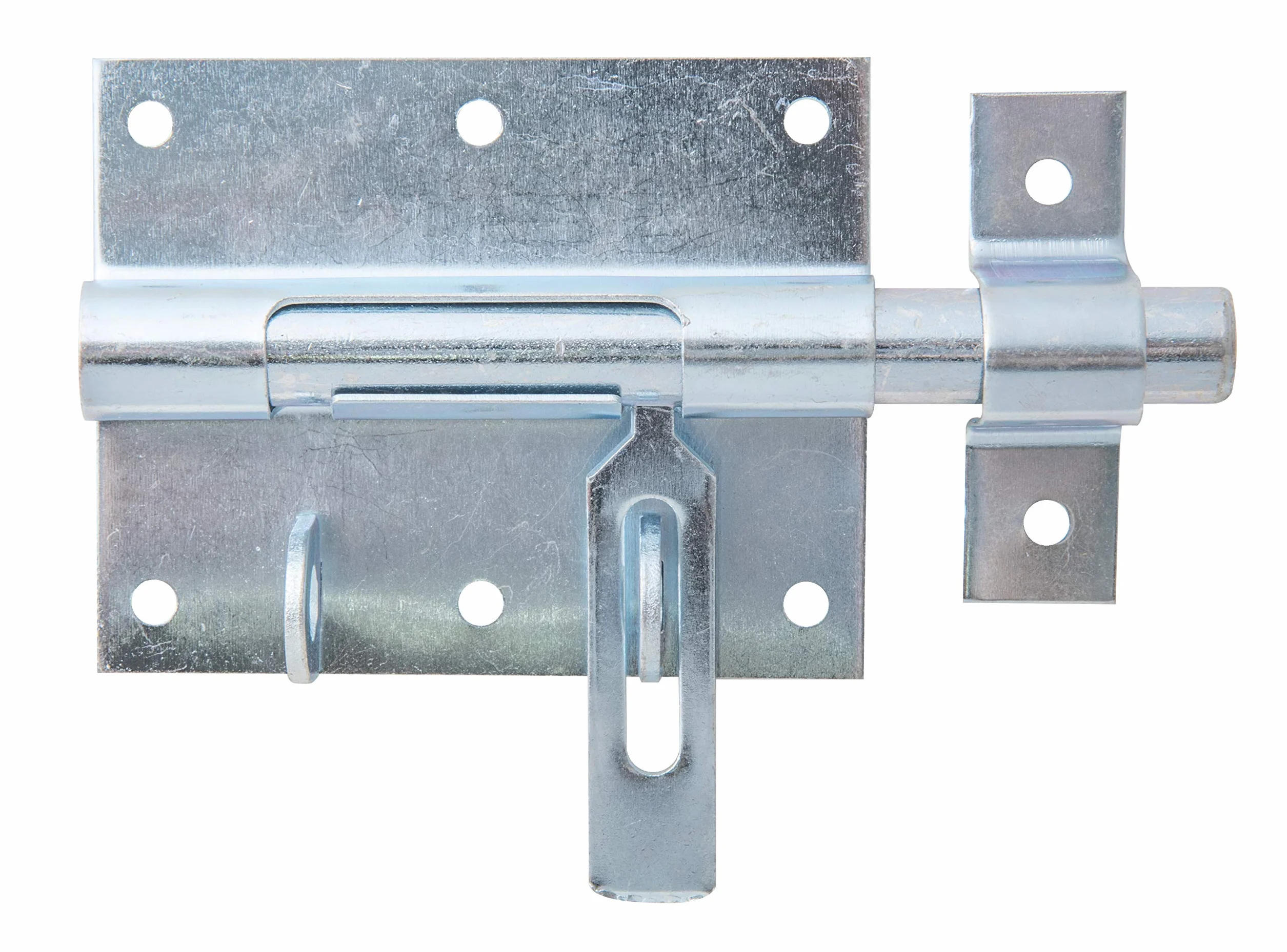 GAH-Alberts Alberts 137090 zamek blokowy w kolorze niebieskim | z zamocowaną płytką do pętli 90 x 73 mm | bolce ⌀ 13,5 mm | długość całkowita 130 mm | zestaw 10 sztuk