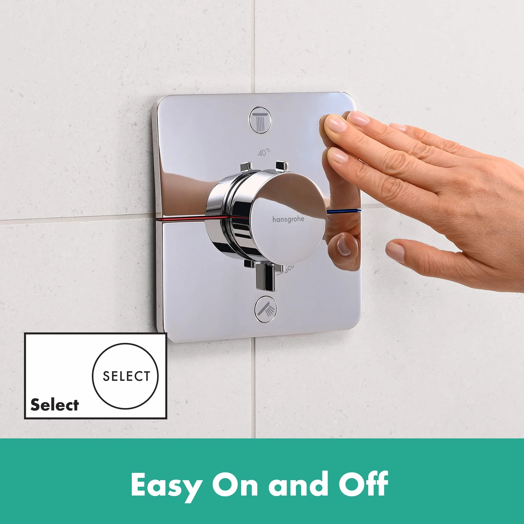 Hansgrohe Showerselect Comfort Q Bateria Prysznicowa, Srebrny