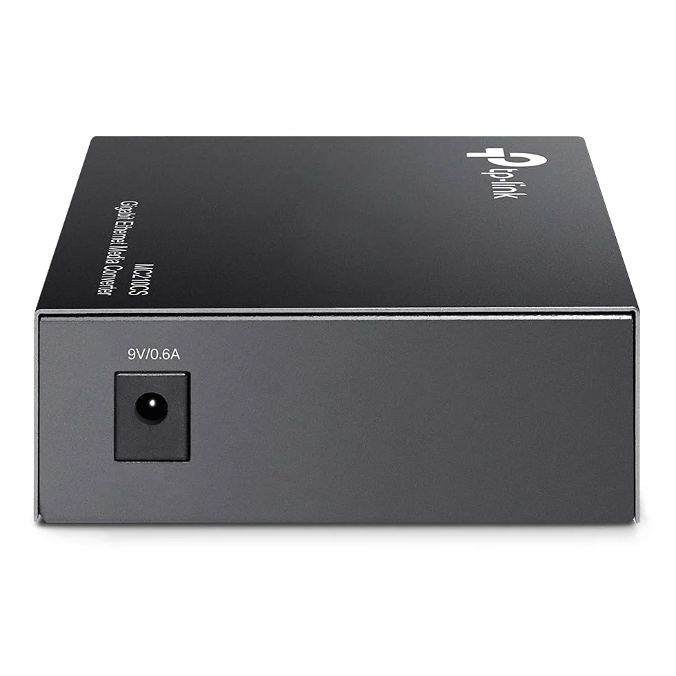 TP-Link MC210CS | Konwerter Mediów Gigabit Ethernet | 1000BASE-LX do 1000BASE-T | Światłowód jednomodowy | Złącze SC | Do 20 km | Plug & Play