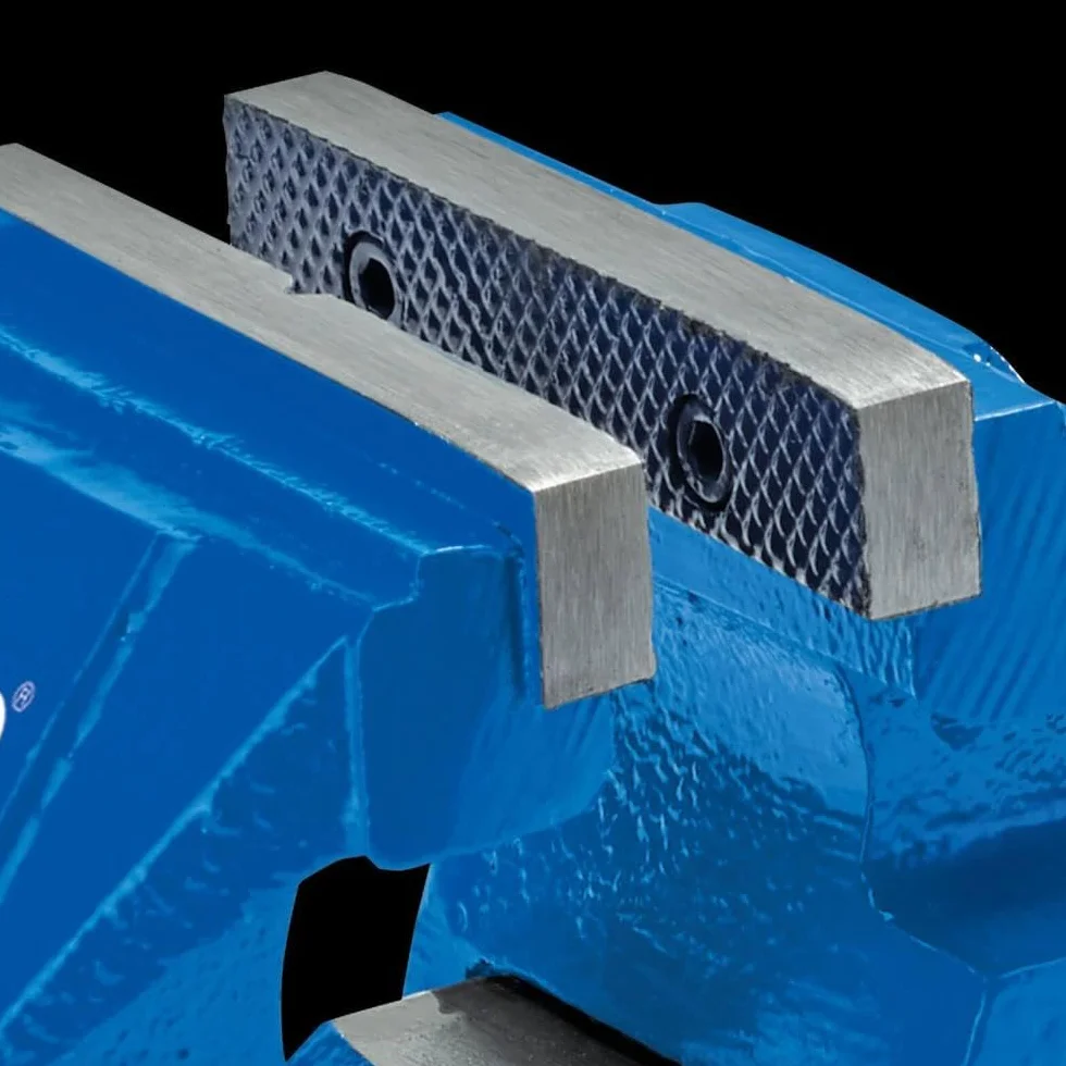 Draper 44506 Imadło stołowe inżynierskie, 100 mm, niebieskie