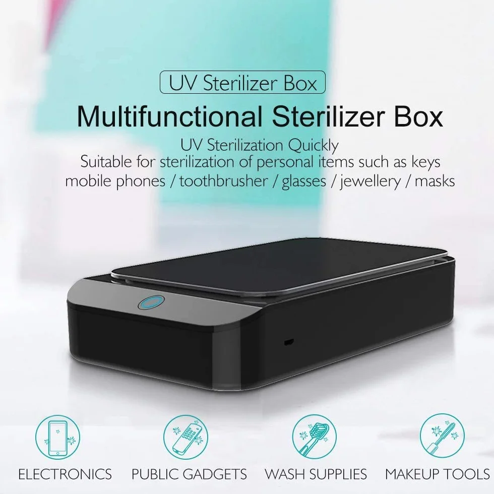Sterylizator UV do biżuterii i telefonu z portem USB