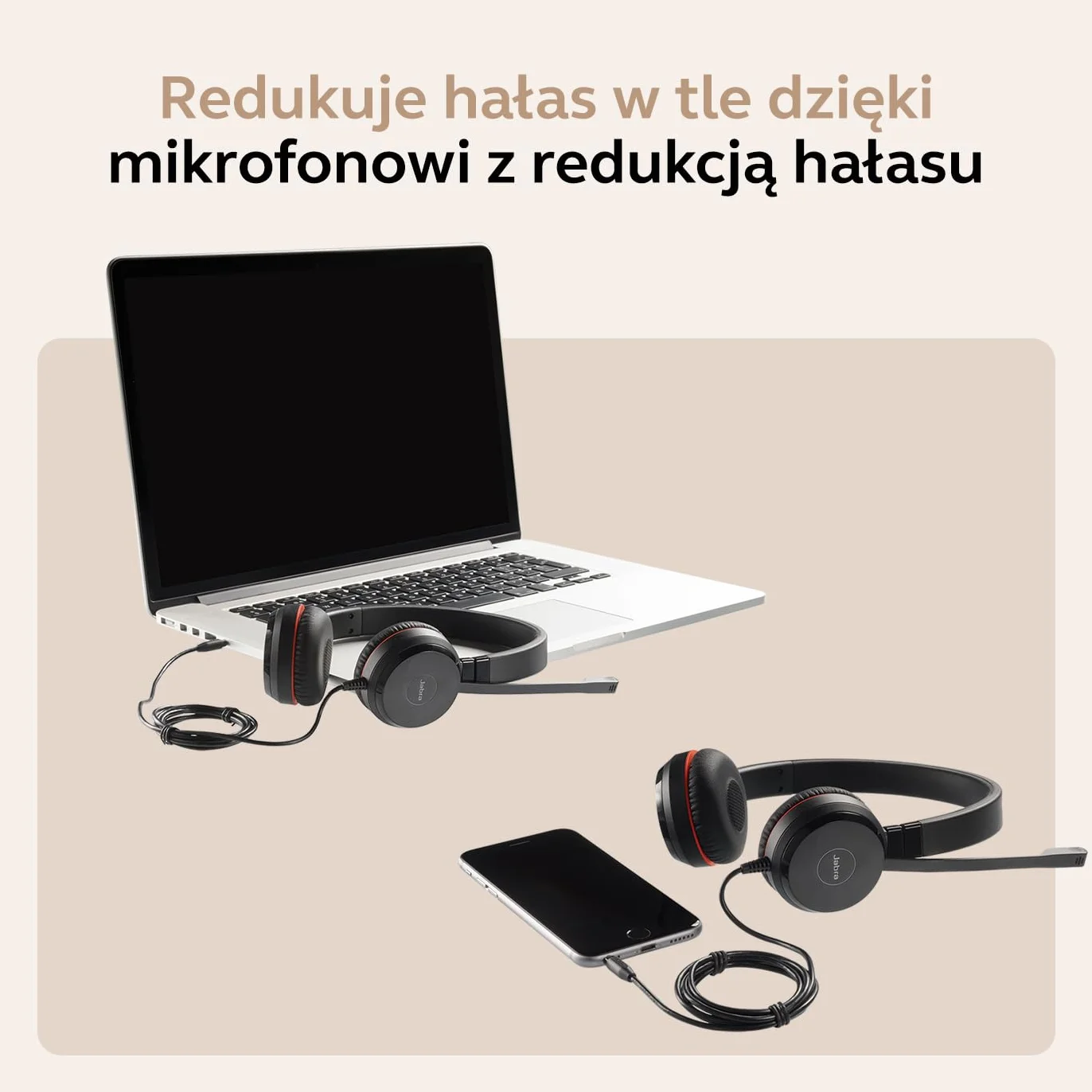 Jabra Evolve 30 II zestaw słuchawkowy stereo przewodowy Microsoft Teams certyfikat USB-C/A z redukcją szumów