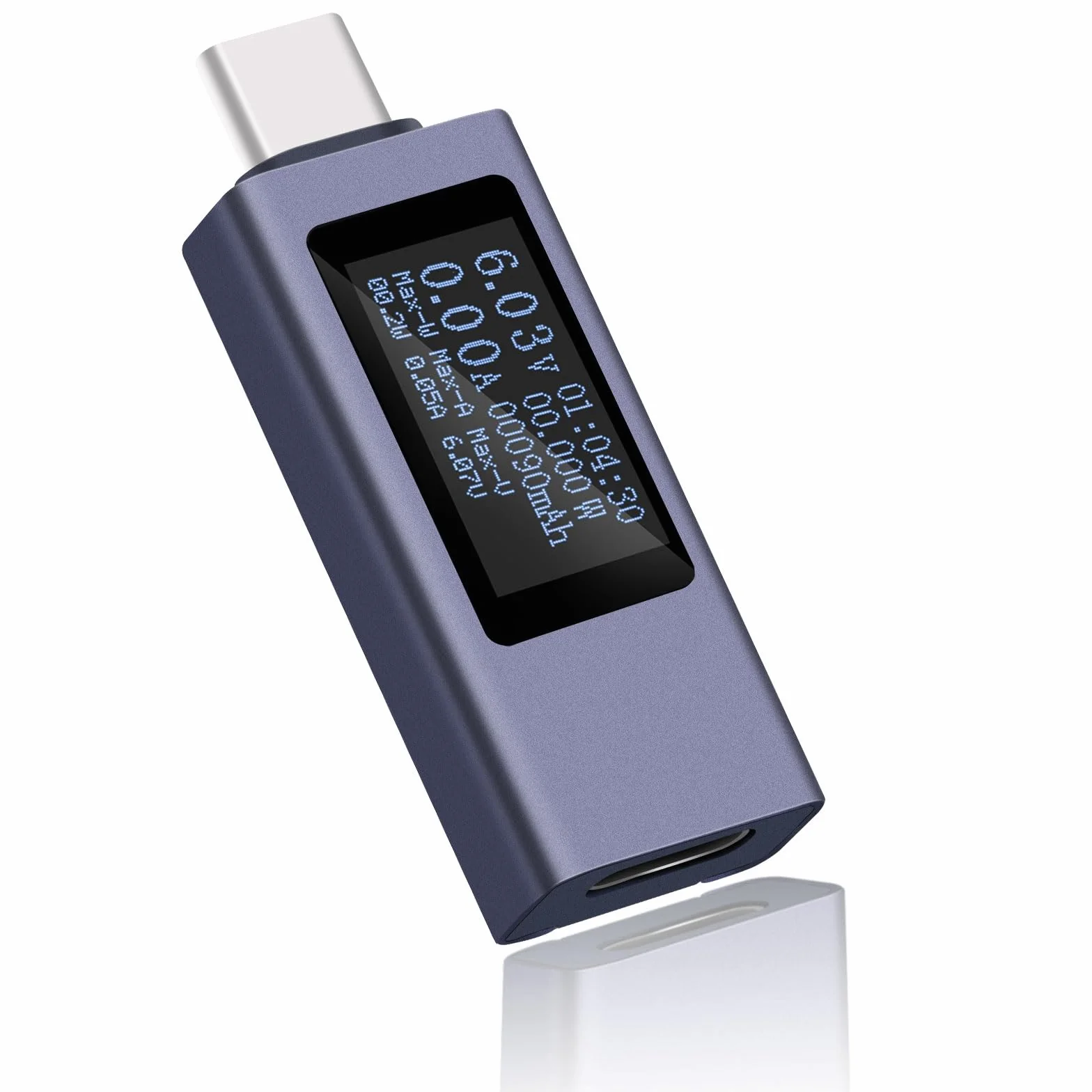 Tester USB 240 W, miernik prądu USB, miernik prądu, USB C, tester USB C, woltomierz, multimetr, miernik napięcia [USB C na USB C ]