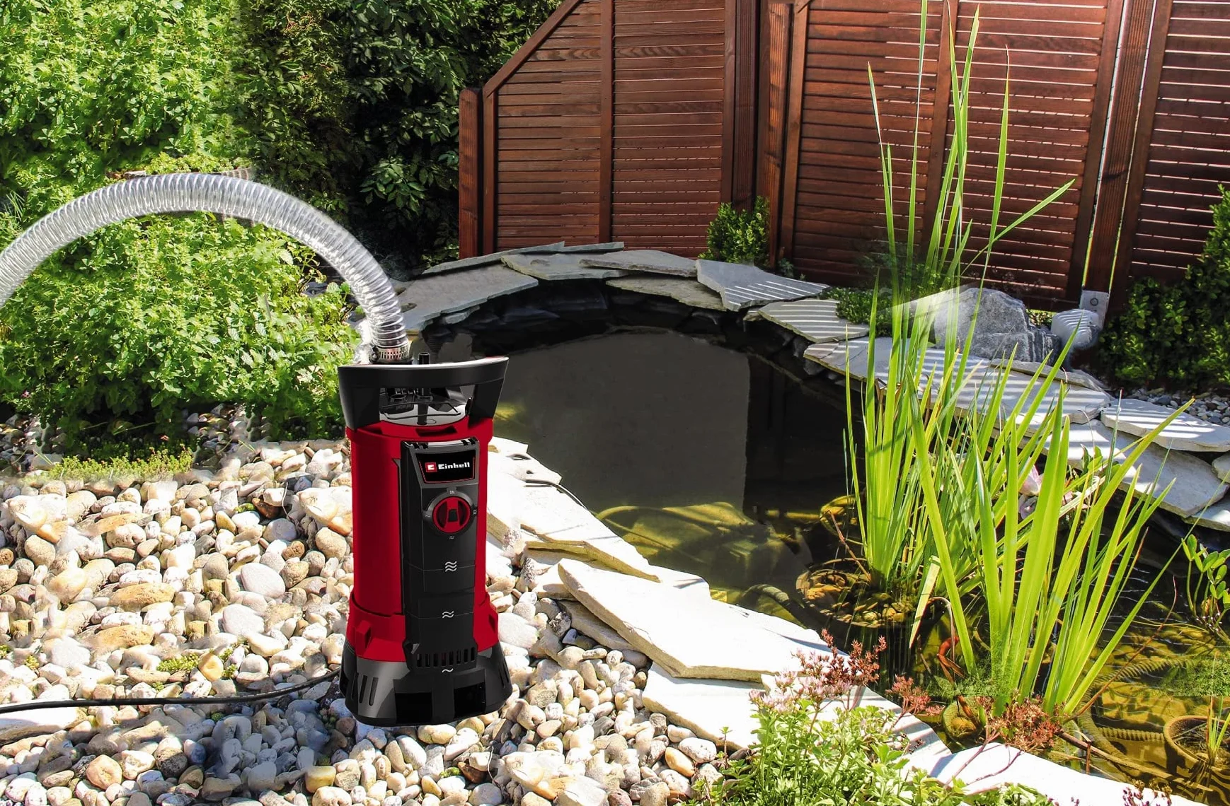 Einhell Ge-Sp 4390 N-A Ll Eco Pompa, Czarny/Czerwony, 27 x 17 x 46 cm; 5,67 kg