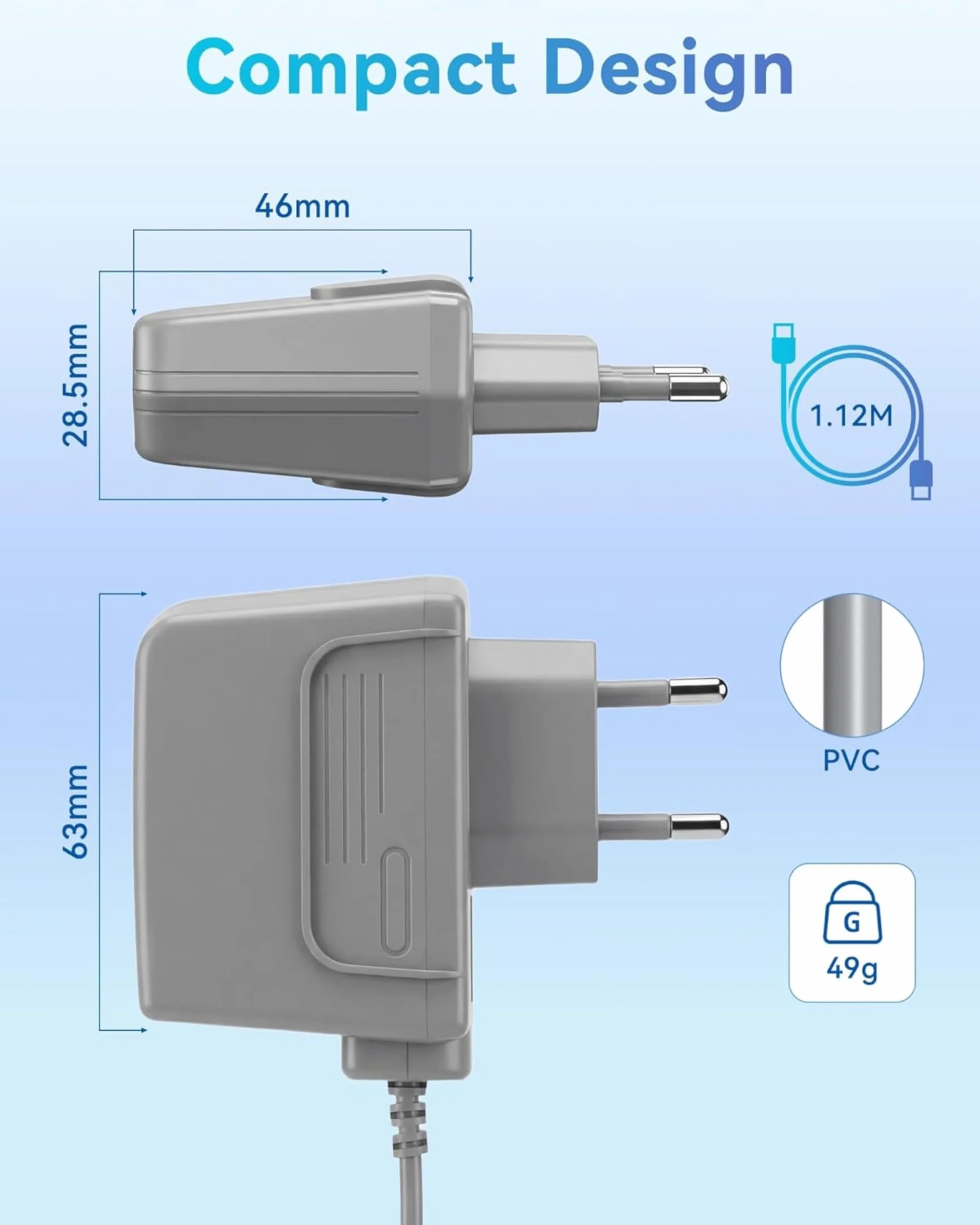 1X Zasilacz Kompatybilna Konsolą Nintendo Ds Lite ładowarka Charger Adapter