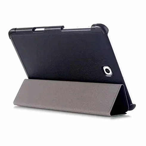 Etui Samsung Galaxy Tab S2 8 Cali Skórzany Pokrowiec ze Stojakiem T710 T715 T719 Czarny