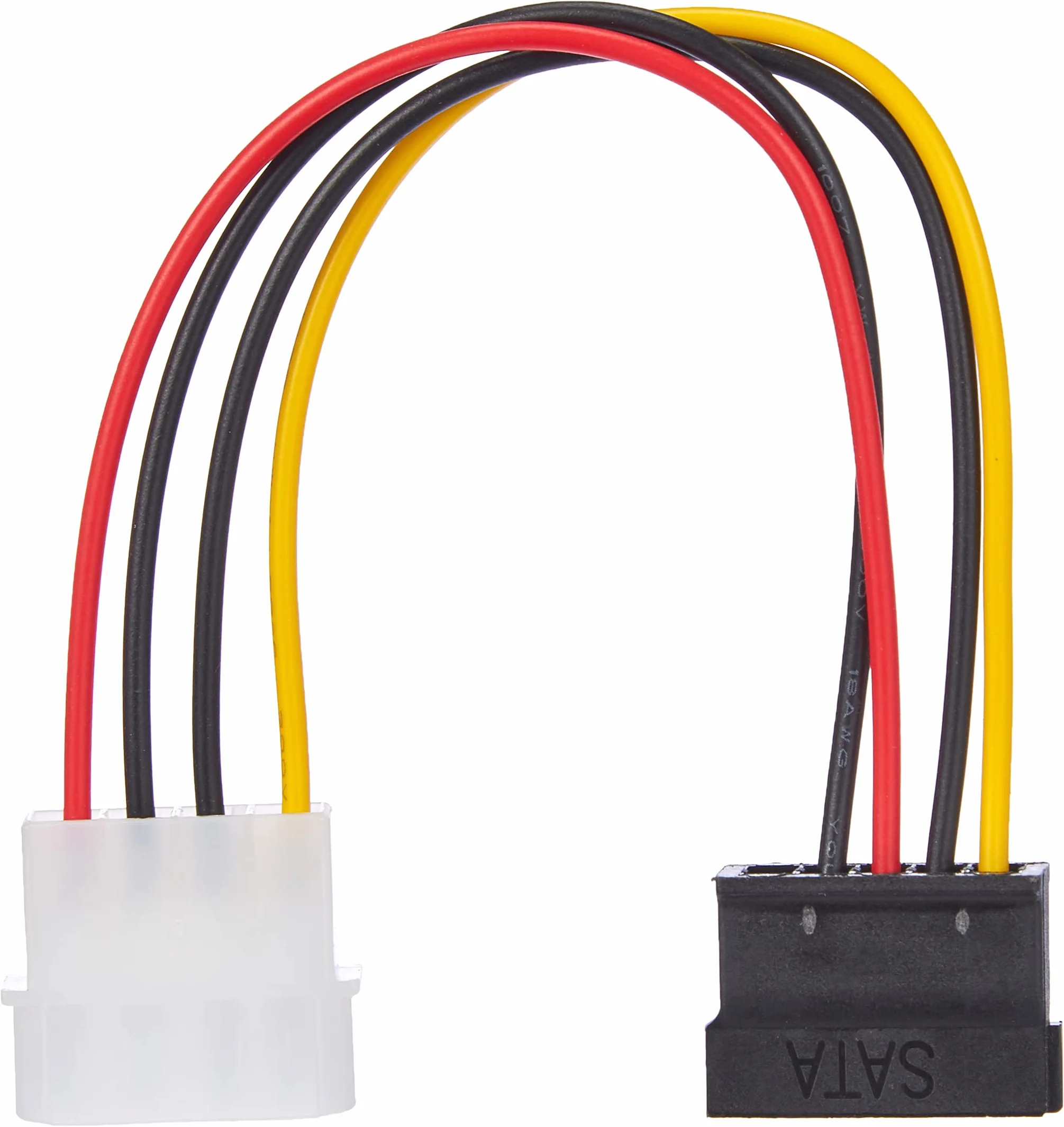 Kabel Molex – SATA Akyga AK-CA-17 Przewód zasilający dysk HDD SSD napęd 15cm M/F