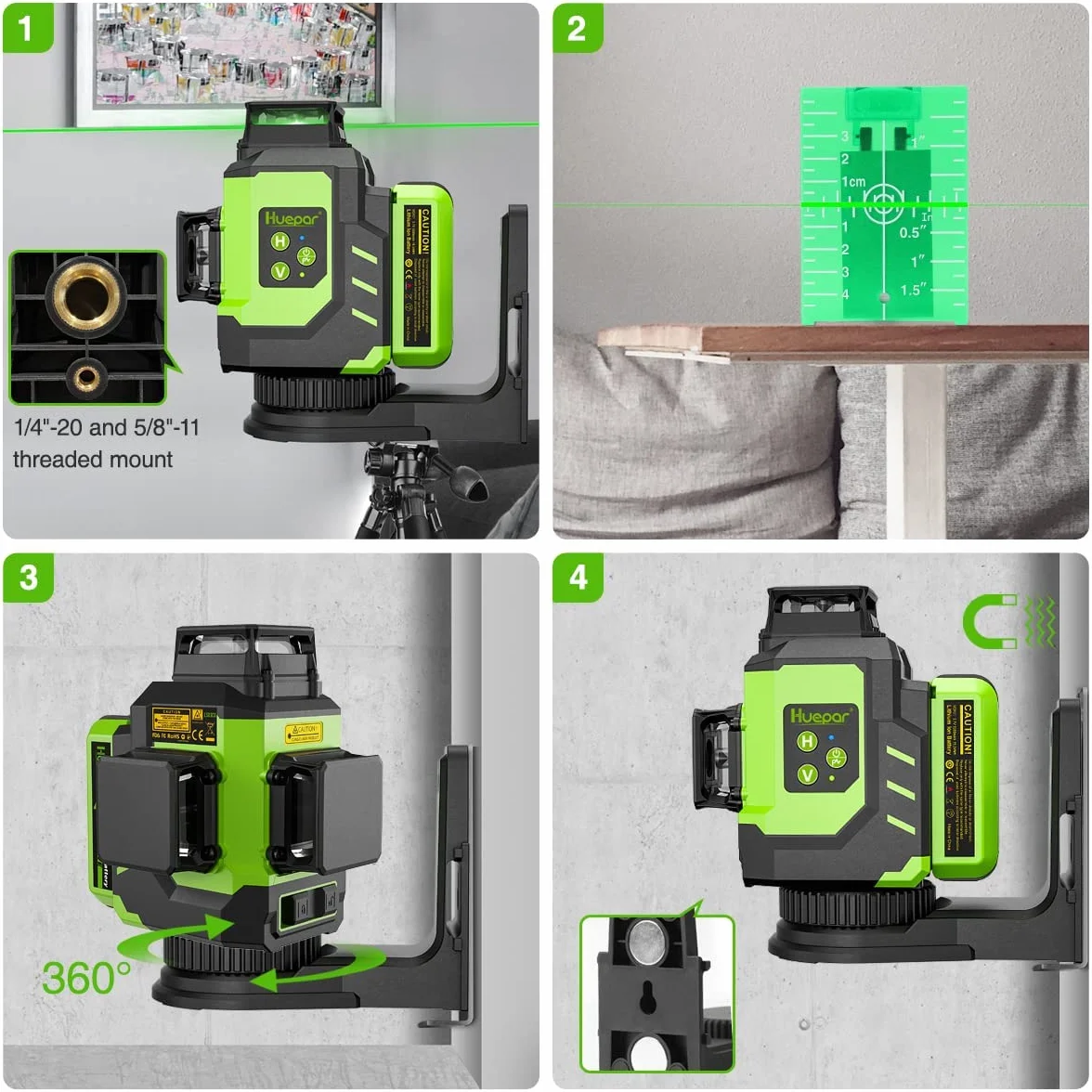 Huepar LS03CG 360 Laser Level EU