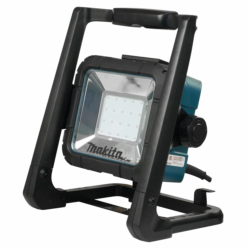 Makita DML805 Reflektor Budowlany LED 10 W 230 V Czarny/Turkusowy 26,42 x 33,02 x 16,51 cm