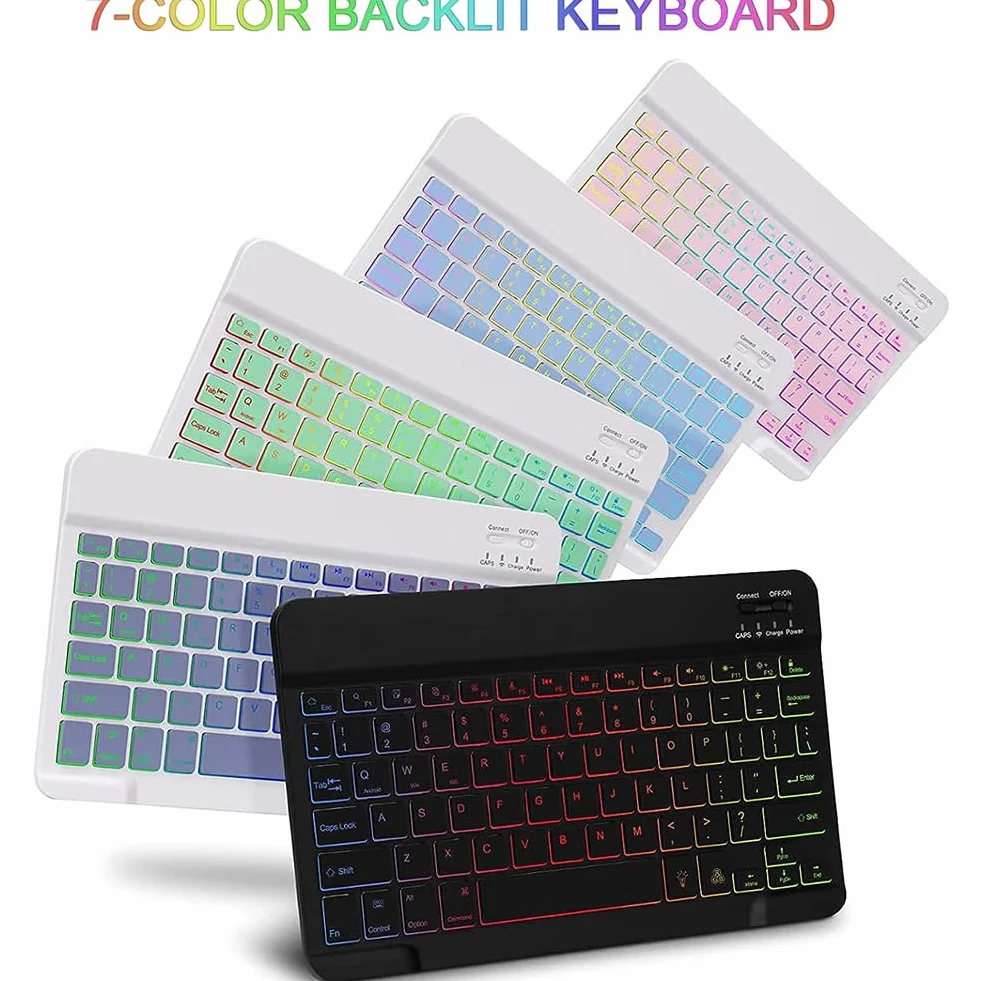 Etui na klawiaturę Lenovo Tab P11 Plus 2021 P11 2020 11 cali Bluetooth podświetlana mysz Pink