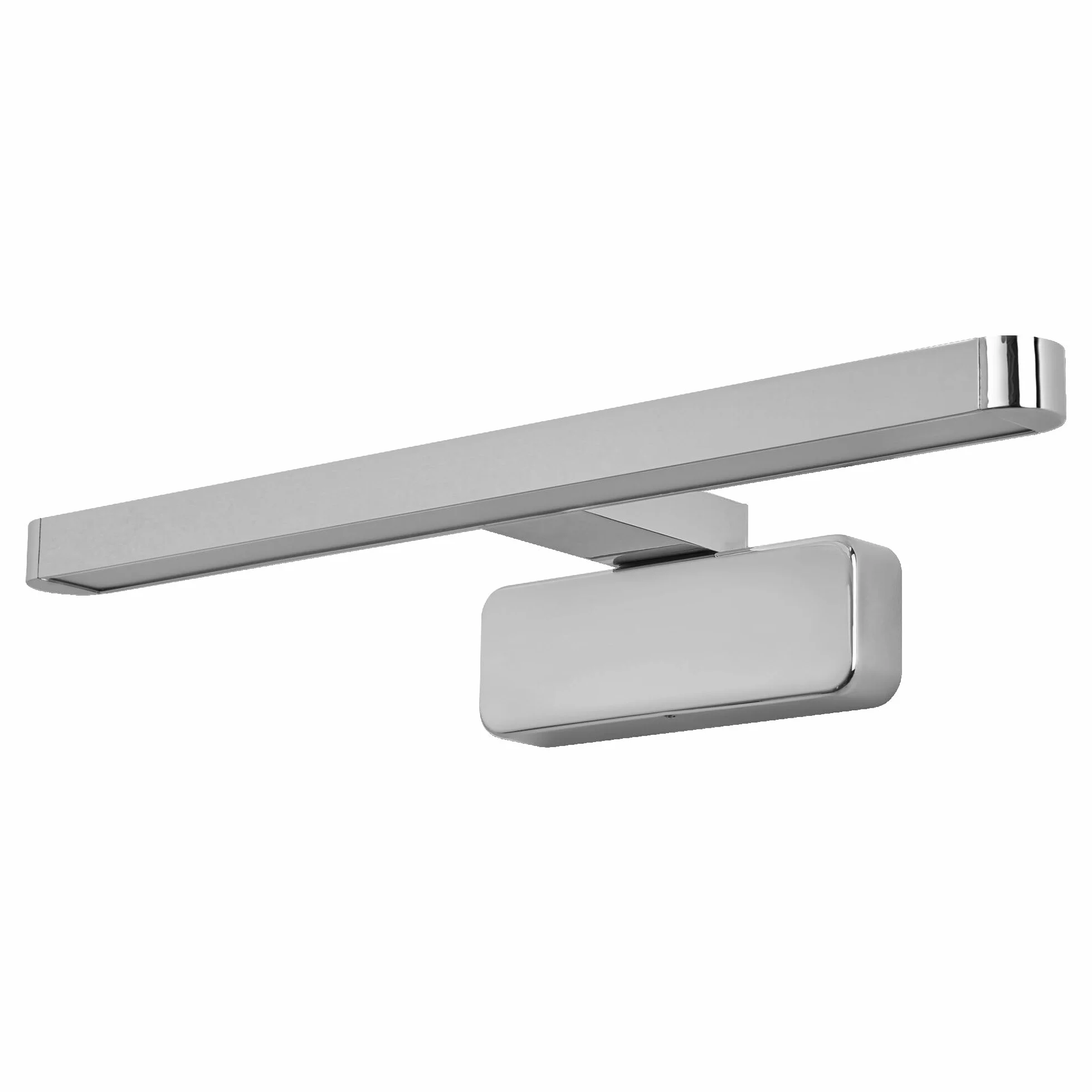 LEDVANCE Orbis Disc Bask Barzunt Luro Light 400 mm, Chrom, 6W, 720LM, Ciepłe do Zimnego Białego Światła, Kontrolowane, Montaż Ściany i Lustra, Klasa Ochrony Ip44, 3000K-4000K