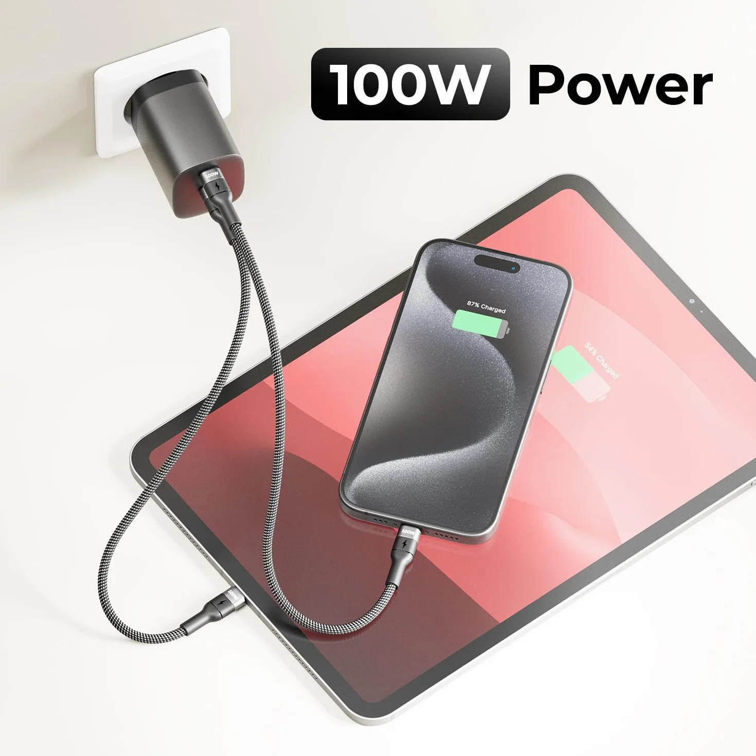 deleyCON 3,0m Kabel USB-C 100W Szybkie ładowanie PD 3.0 PPS C na C