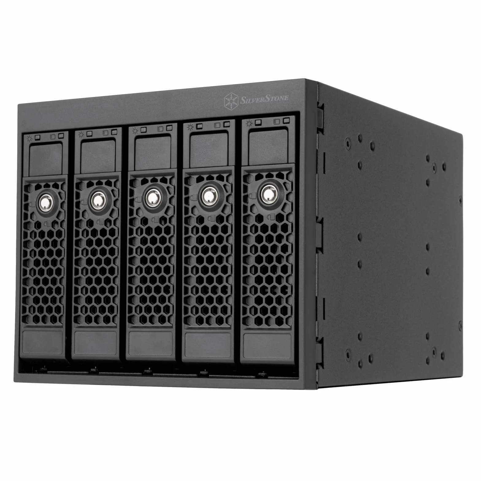 Silverstone SST-FS305B-E Hot-Swap Adapter SAS-12G/SATA 6 Gb/s 5,25" na pięć kieszeni 3,5" czarny