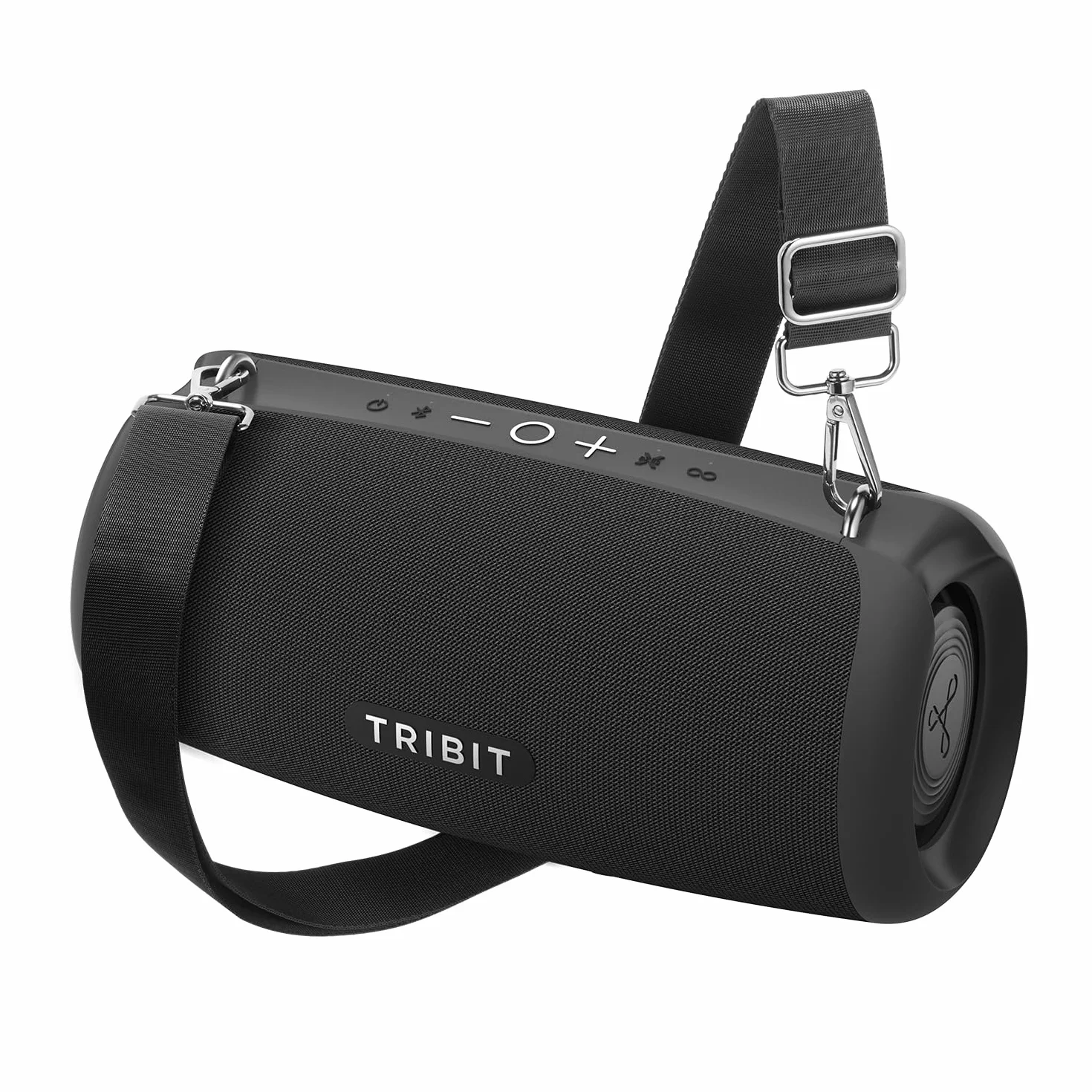 Tribit StormBox Lava Przenośny Głośnik Bluetooth, 80W moc, 24h playtime, IP67 wodoodporny, Bluetooth 5.4, Custom EQ, XBass, wbudowany mikrofon, parowanie TWS do kempingu/plaży/imprez/na zewnątrz