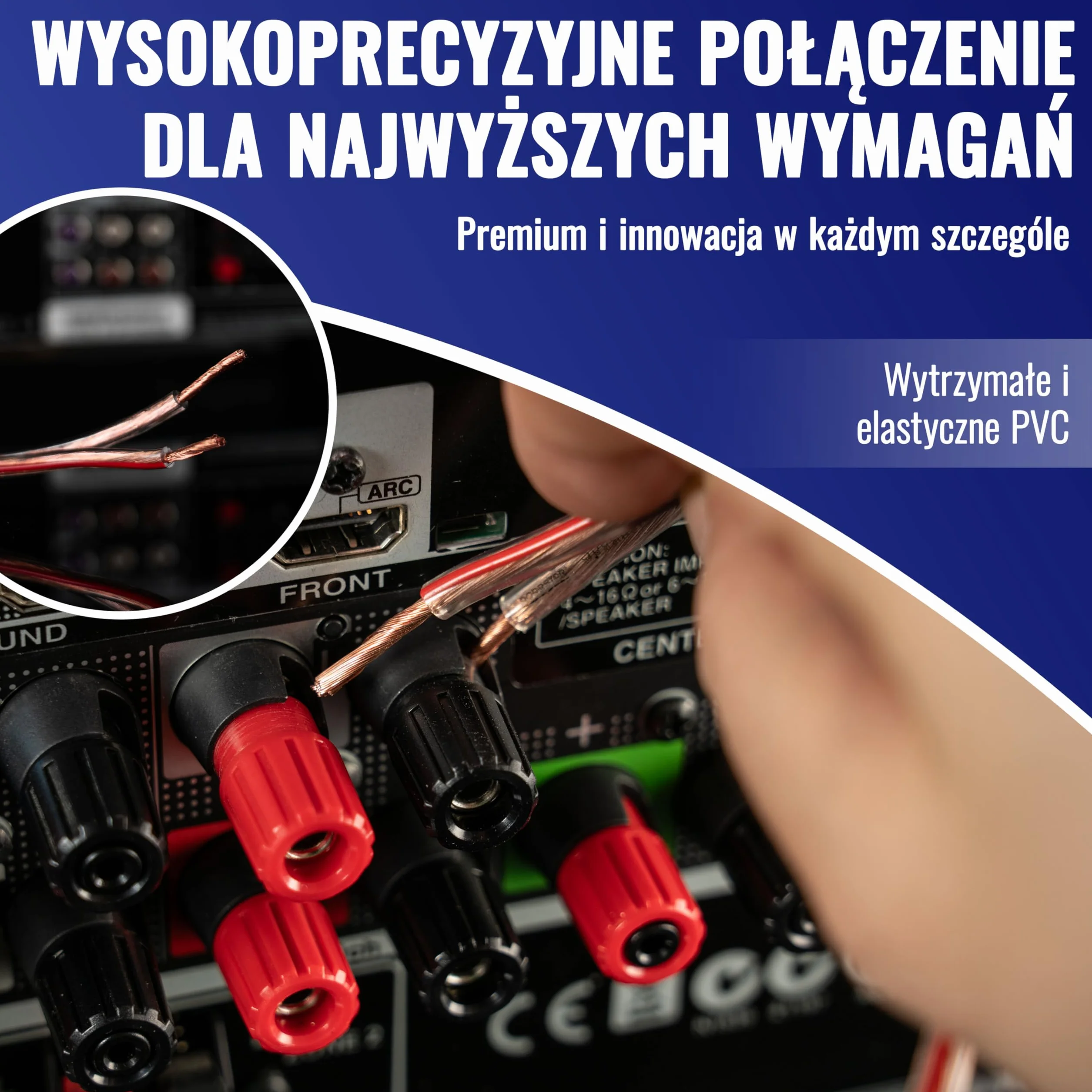 Poppstar kabel głośnikowy 15 m 2x2,5 mm² OFC 99,99%