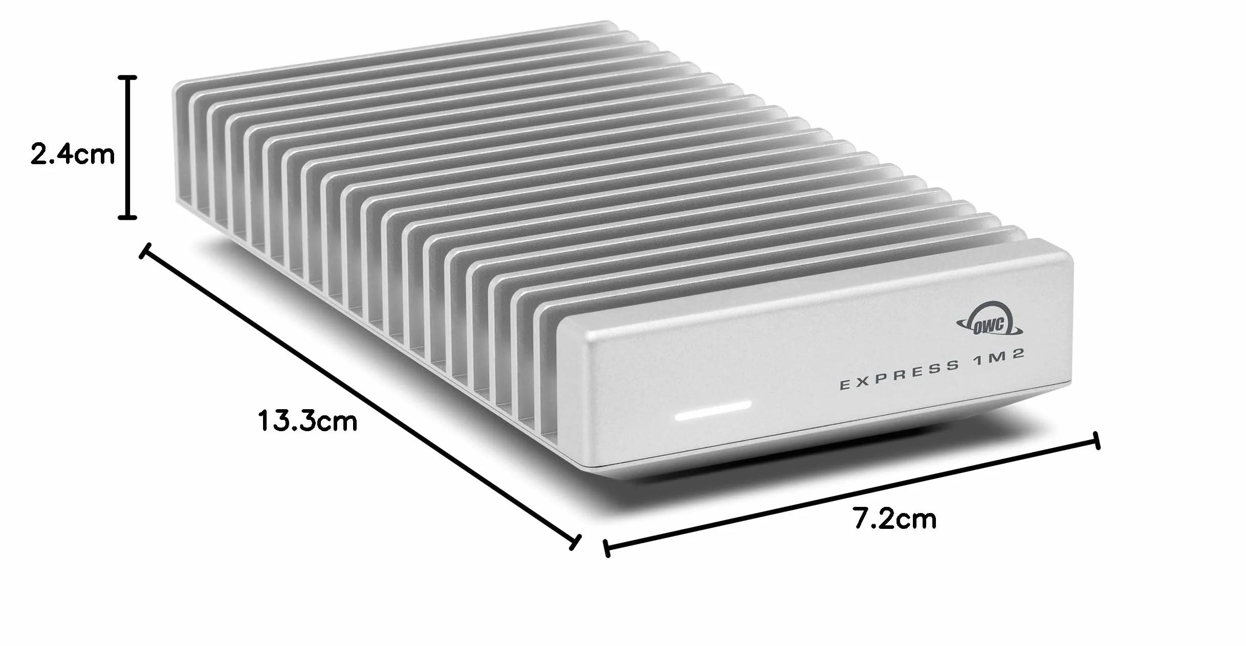 OWC 0TB Express 1M2 USB4 (80 Gb/s) Powered Portable NVMe SSD External Storage Solution (tylko obudowa)