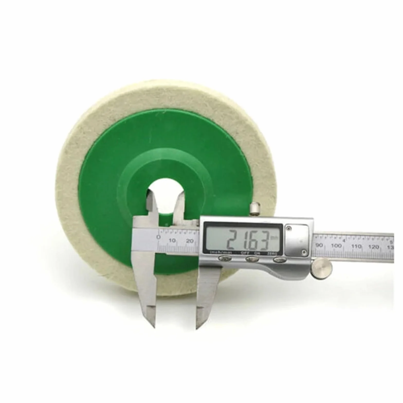 Polerująca tarcza szlifierki stołowej, 2 szt. 125 mm filc wełniany, tarcza polerska, tarcze polerskie