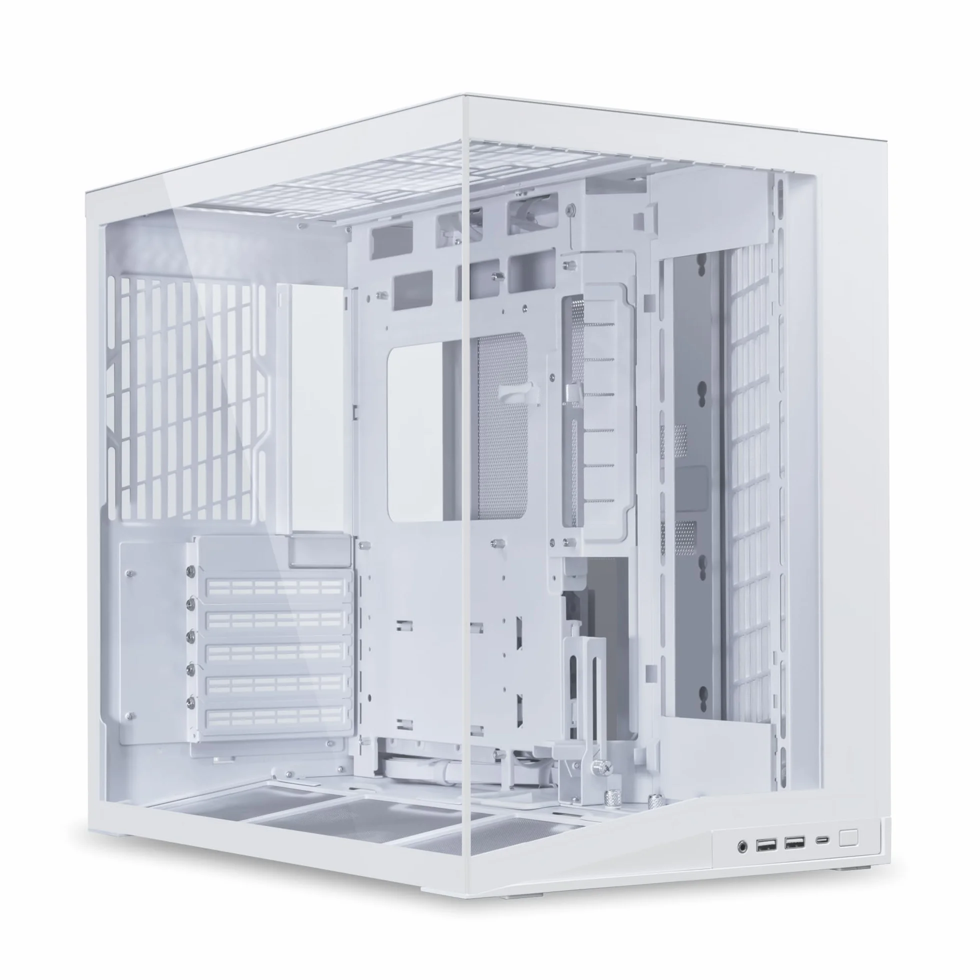 Lian Li O11 Dynamic Mini V2 PC-Gehäuse, Mini-Tower, ATX, Tempered Glass, weiß