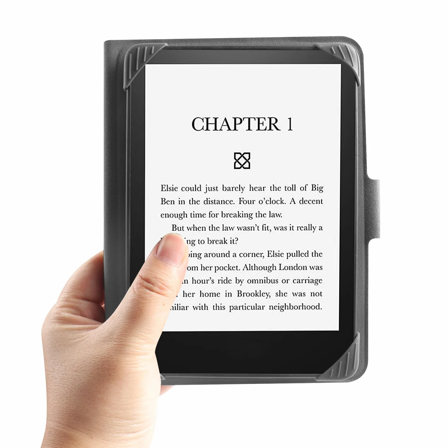 HGWALP Uniwersalna obudowa na czytniki e-book 6,8-calowe i 7-calowe, smukła obudowa PU Folio z podstawką kompatybilna z czytnikami Kindle Paperwhite/Kobo/Voyaga/Lenovo/Sony 6,8-calowymi i 7-calowymi