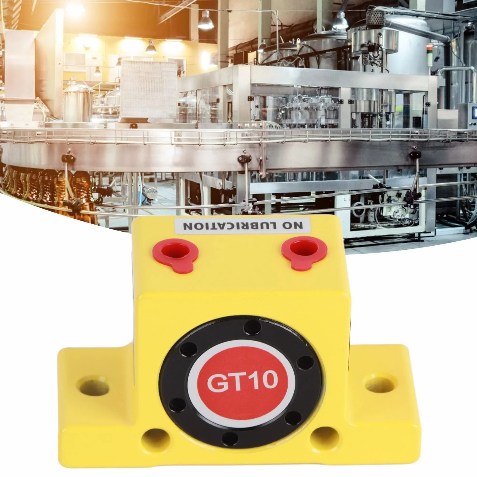 Wibrator z turbiną powietrzną, Wibrator Pneumatyczny GT8/10/13 Wibrator Turbo Stop Aluminium 130-11150N Oscylator Turbiny Powietrznej, Wibratory do Betonu Power (GT10)