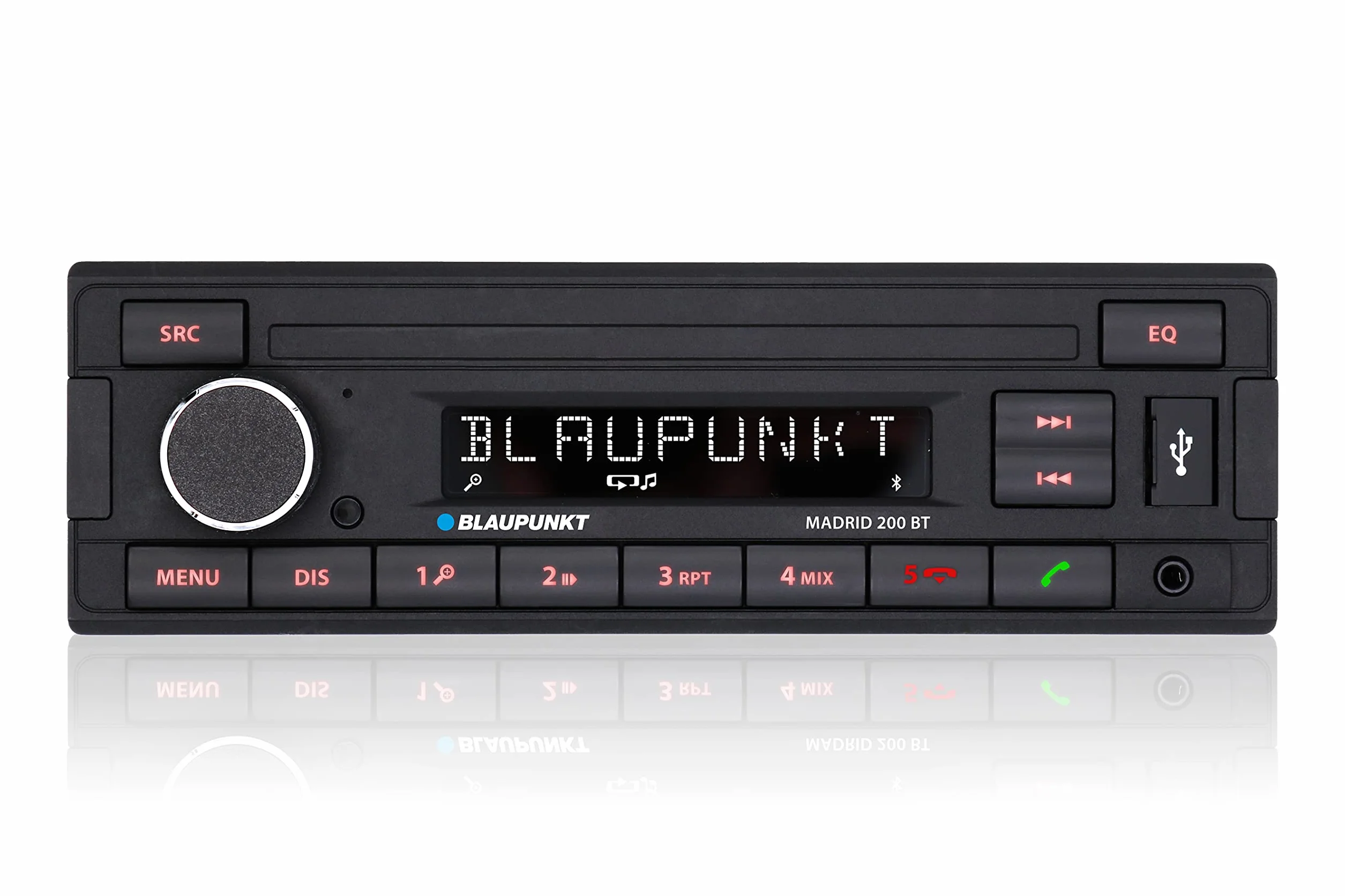 Blaupunkt Madrid 200 BT Bluetooth Tuner RDS zestaw głośnomówiący USB Aux-in