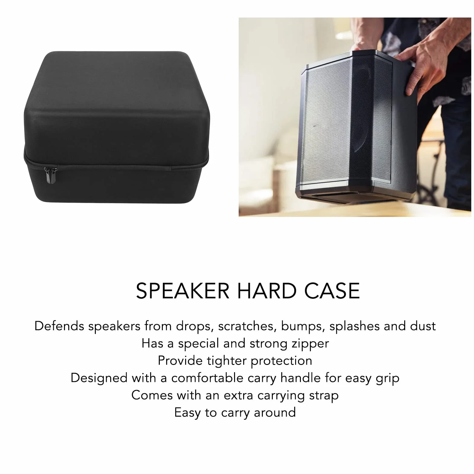 Etui na Głośnik Bluetooth S1 PRO, Twarde Etui Podróżne 14,2 x 11,8 x 9,4 cala