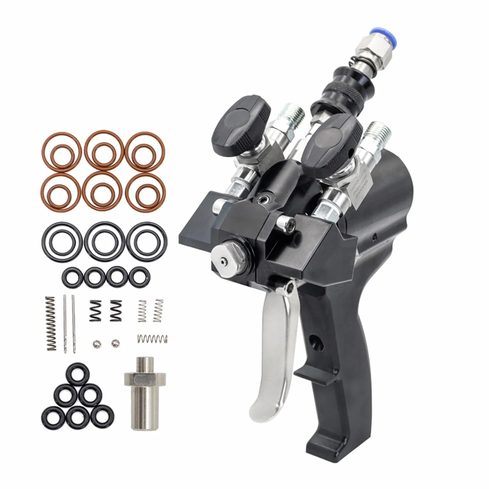 Pistolet do natrysku pianki poliuretanowej P2 Air Purge PU Foaming Injection AB Dwuskładnikowy zestaw pistoletów powłok wysokociśnieniowych Dla początkujących majsterkowiczów