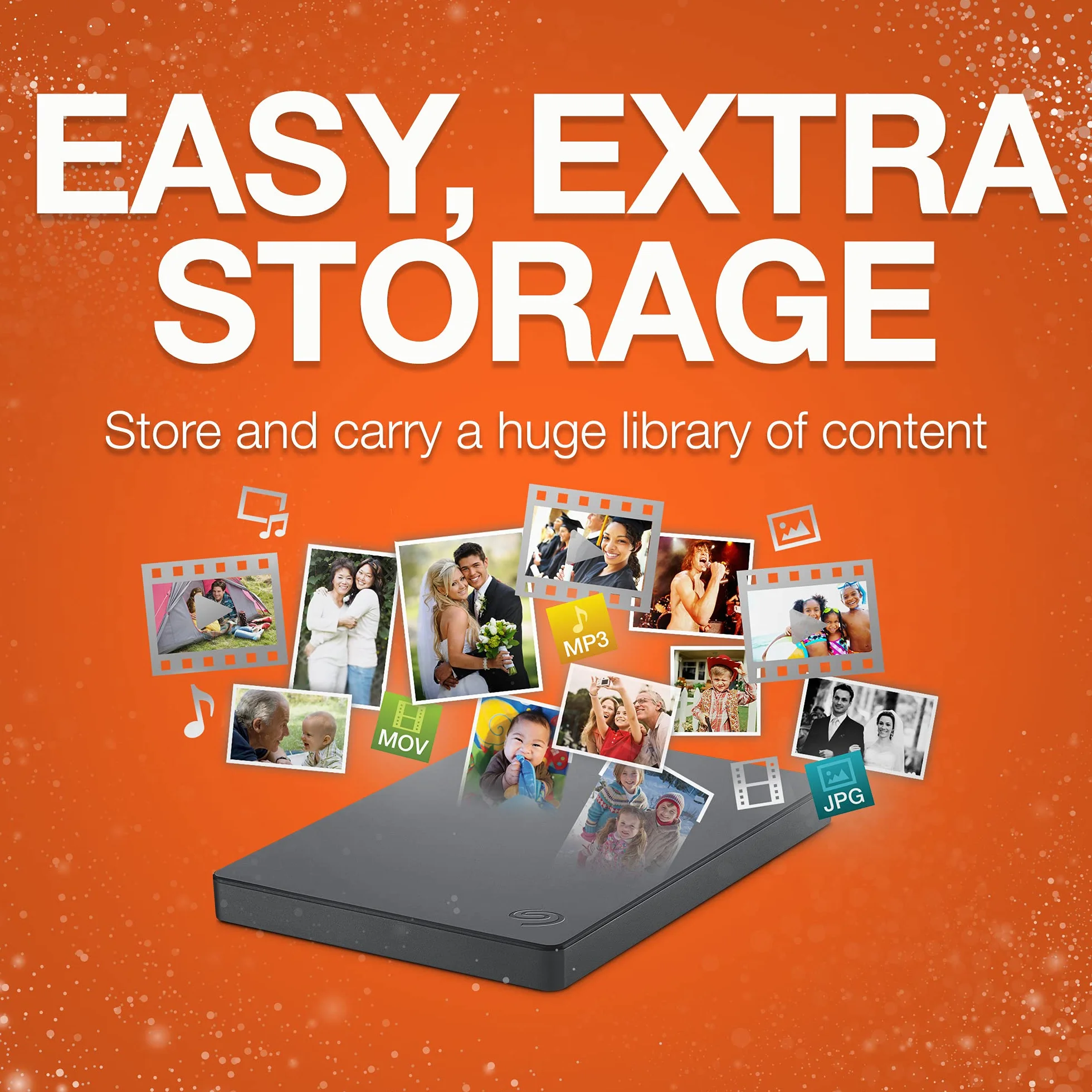 Seagate Basic 2TB 2.5" USB 3.0 HDD Esterno STJL2000400