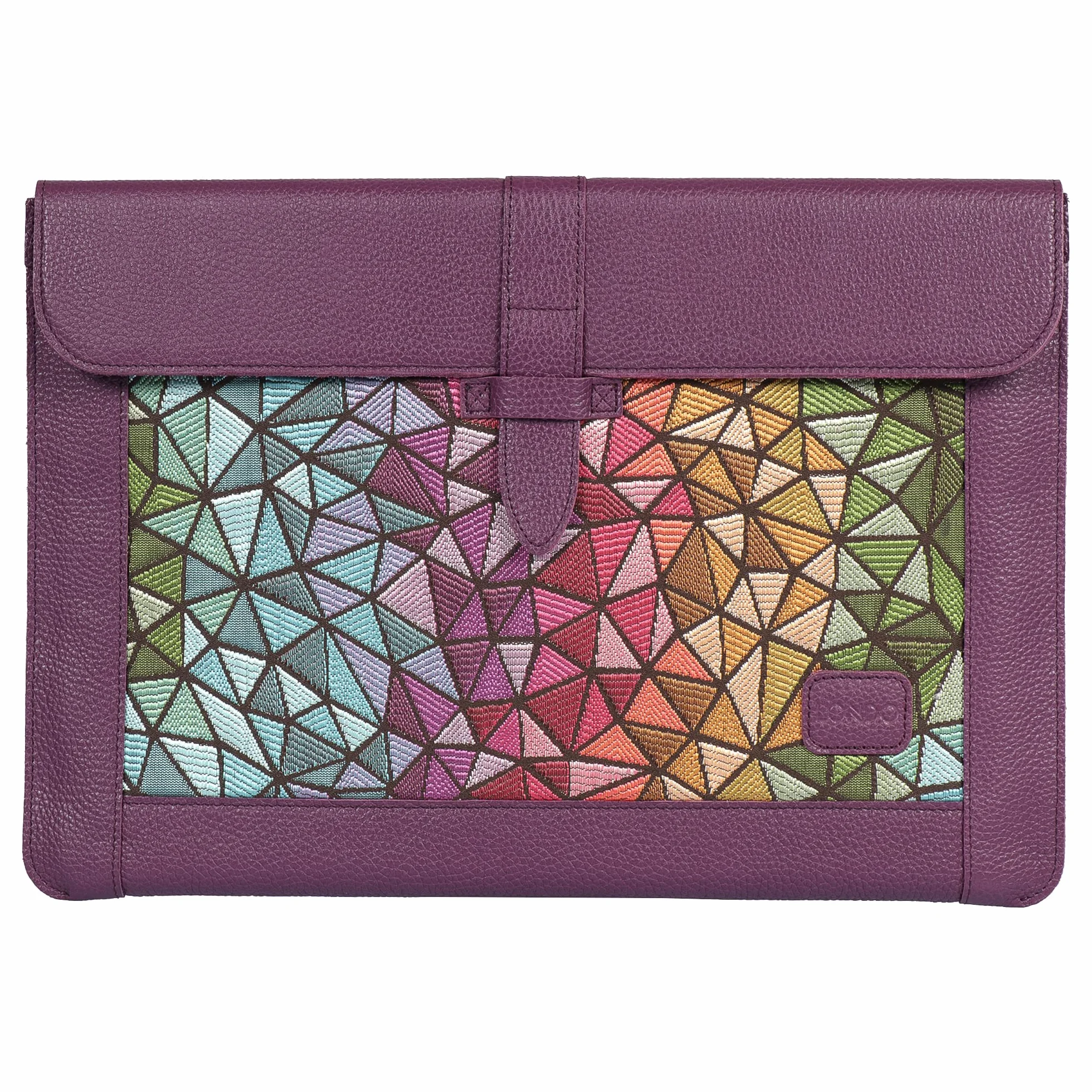 Skórzane Etui LONDO do MacBook Pro 14 Air 13.3 iPad Pro 12.9 Torba na Laptopa Skóra Licowa Purple 2020-2026