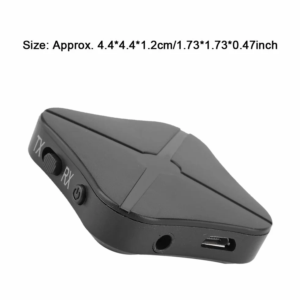 ASHATA Adapter Bluetooth Odbiornik Nadajnik audio bezprzewodowy stereofoniczny